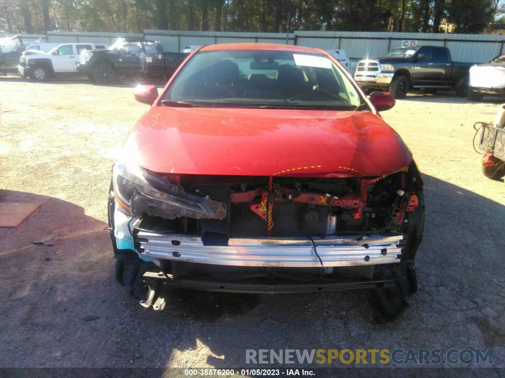 6 fotografías del automóvil dañado 5YFEPMAE5MP192482 TOYOTA COROLLA 2021