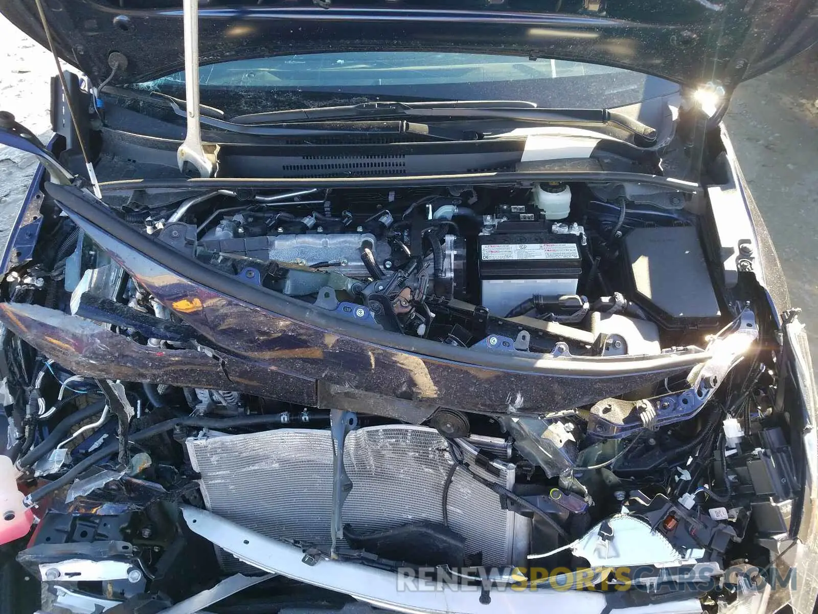7 fotografías del automóvil dañado 5YFEPMAE5MP192790 TOYOTA COROLLA 2021