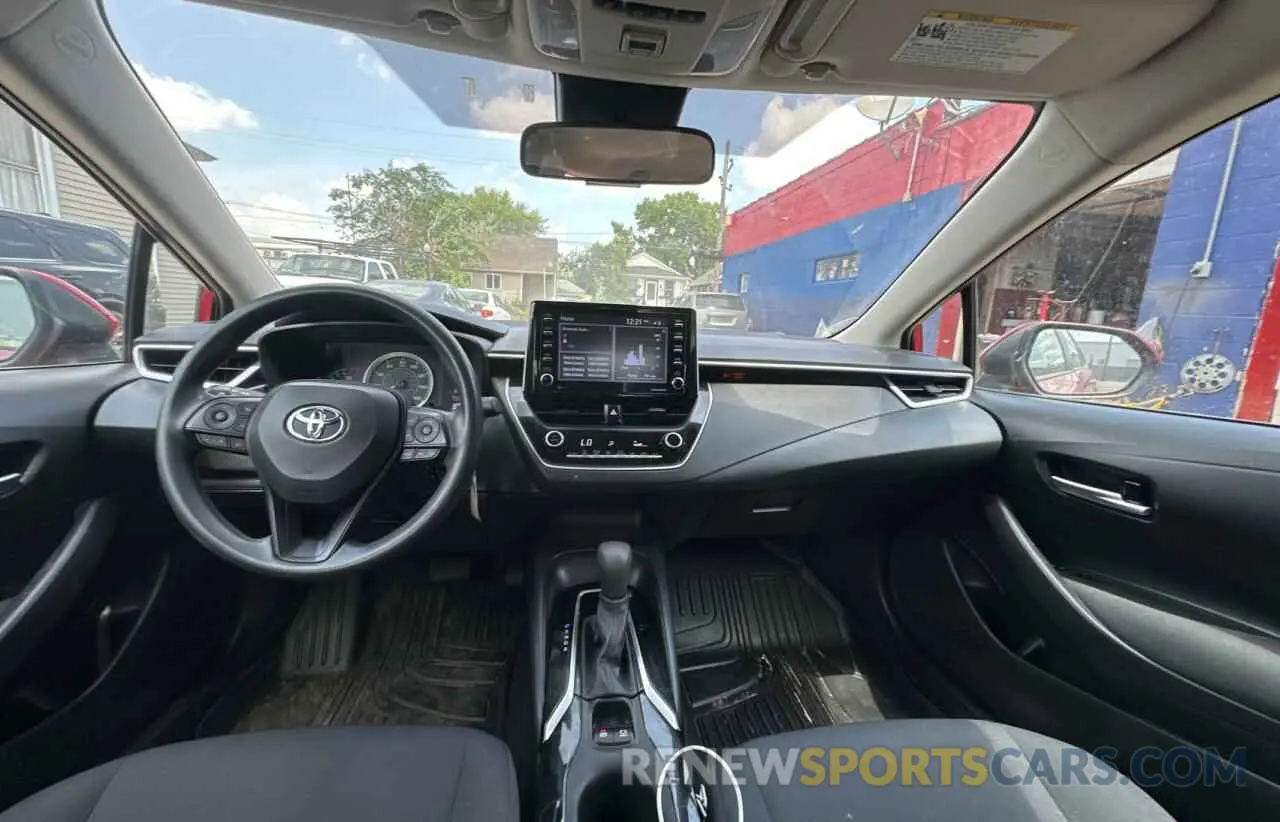9 fotografías del automóvil dañado 5YFEPMAE5MP194264 TOYOTA COROLLA 2021