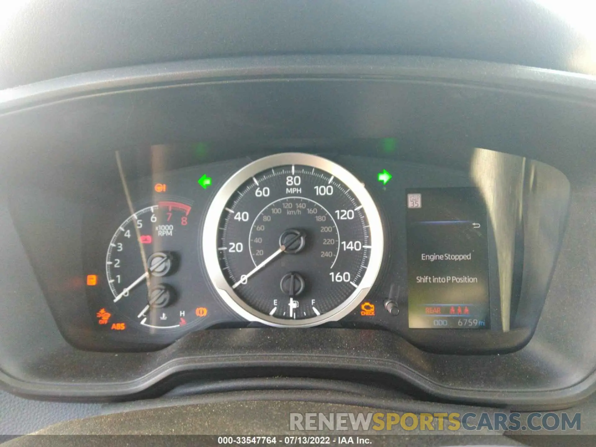 7 fotografías del automóvil dañado 5YFEPMAE5MP194927 TOYOTA COROLLA 2021