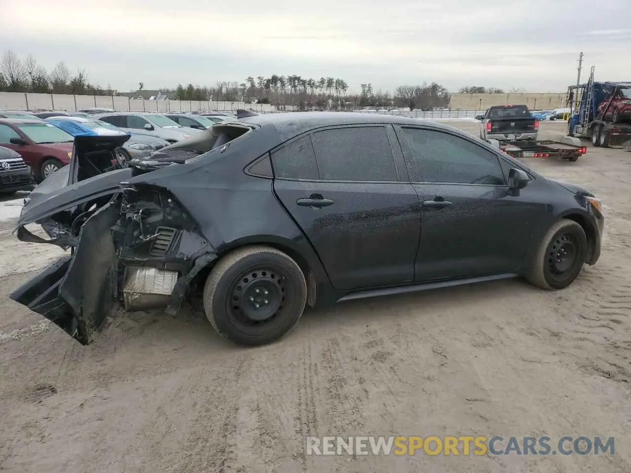 3 fotografías del automóvil dañado 5YFEPMAE5MP197973 TOYOTA COROLLA 2021