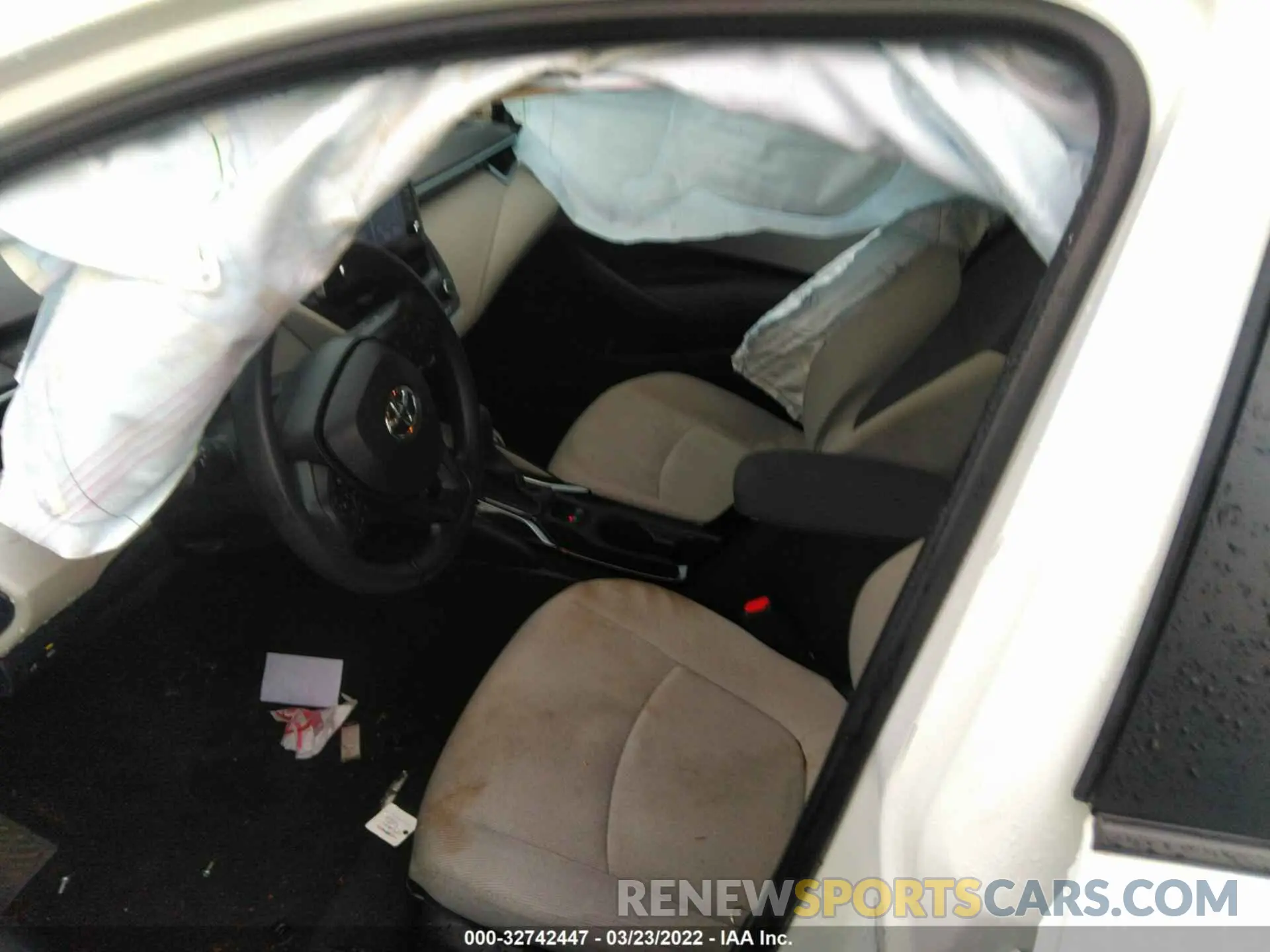5 fotografías del automóvil dañado 5YFEPMAE5MP199755 TOYOTA COROLLA 2021