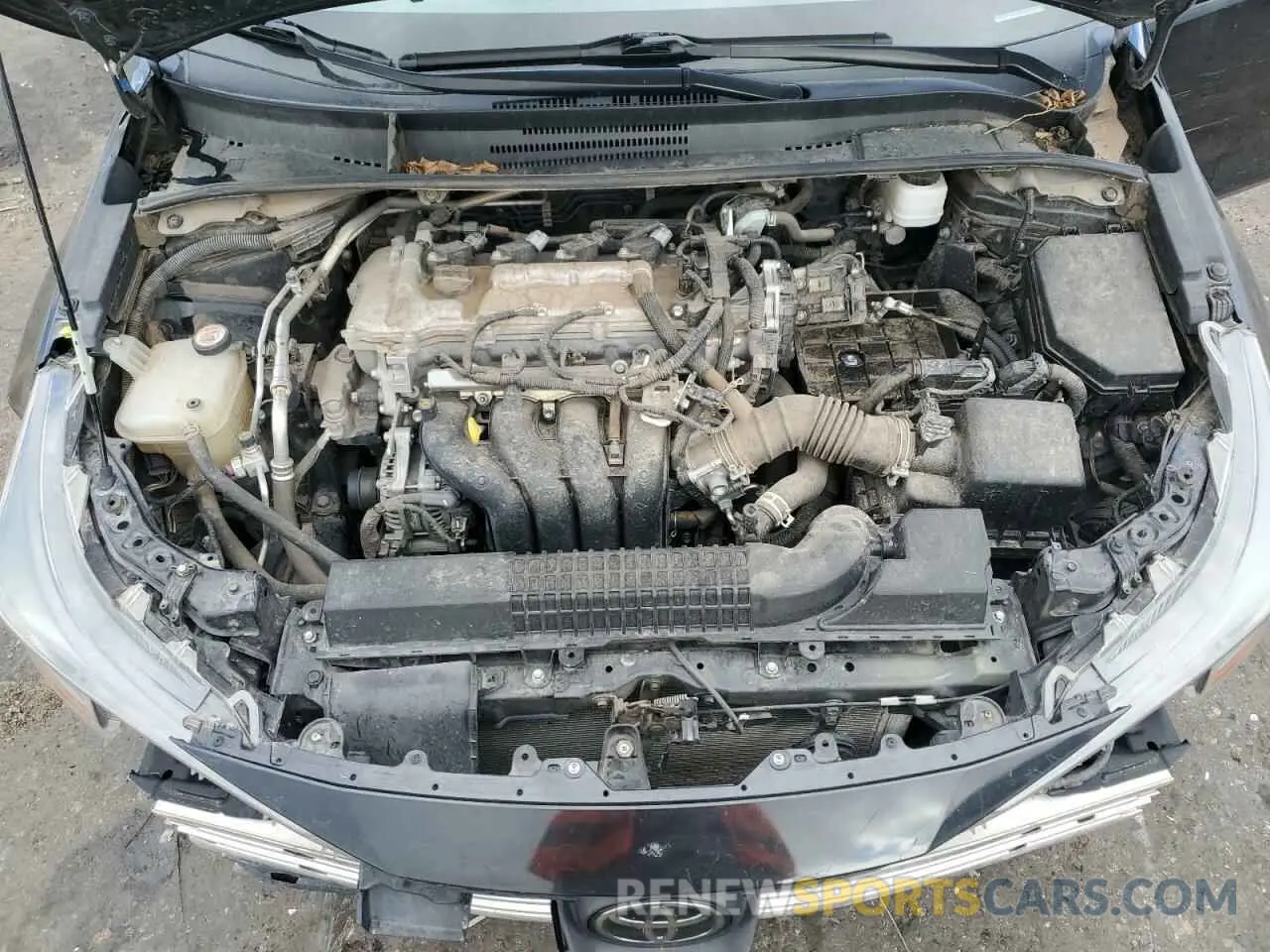 11 fotografías del automóvil dañado 5YFEPMAE5MP201424 TOYOTA COROLLA 2021