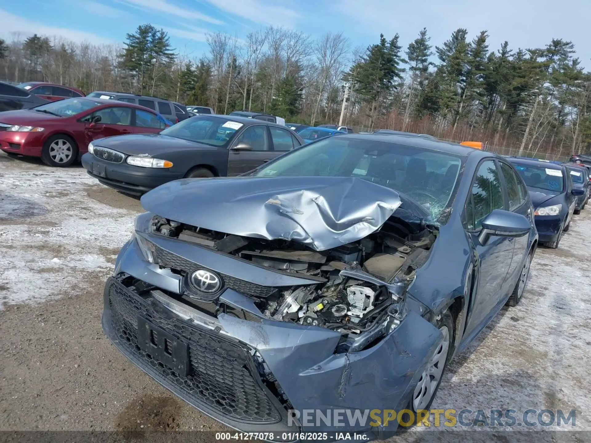 6 fotografías del automóvil dañado 5YFEPMAE5MP208812 TOYOTA COROLLA 2021