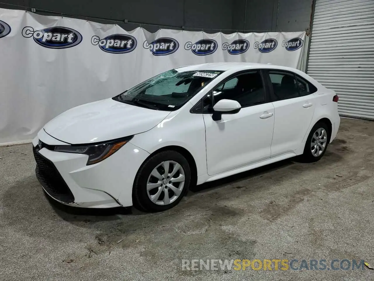 1 fotografías del automóvil dañado 5YFEPMAE5MP208843 TOYOTA COROLLA 2021