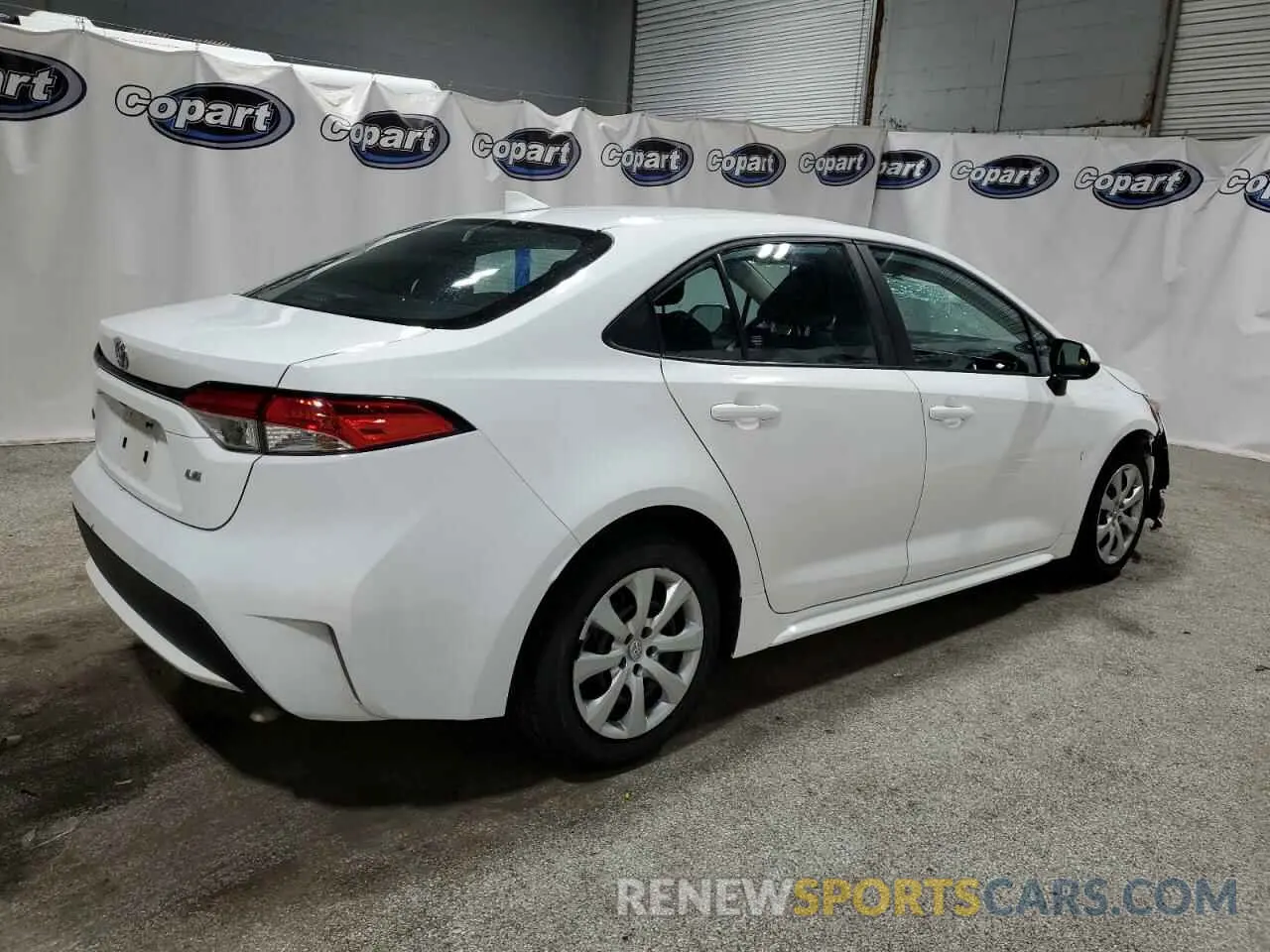 3 fotografías del automóvil dañado 5YFEPMAE5MP208843 TOYOTA COROLLA 2021