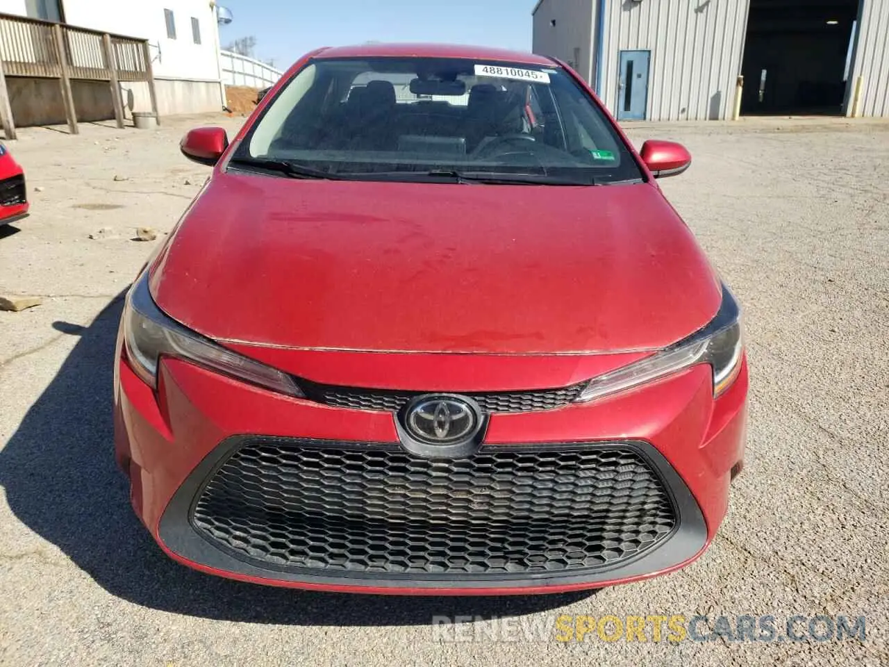 5 fotografías del automóvil dañado 5YFEPMAE5MP211452 TOYOTA COROLLA 2021