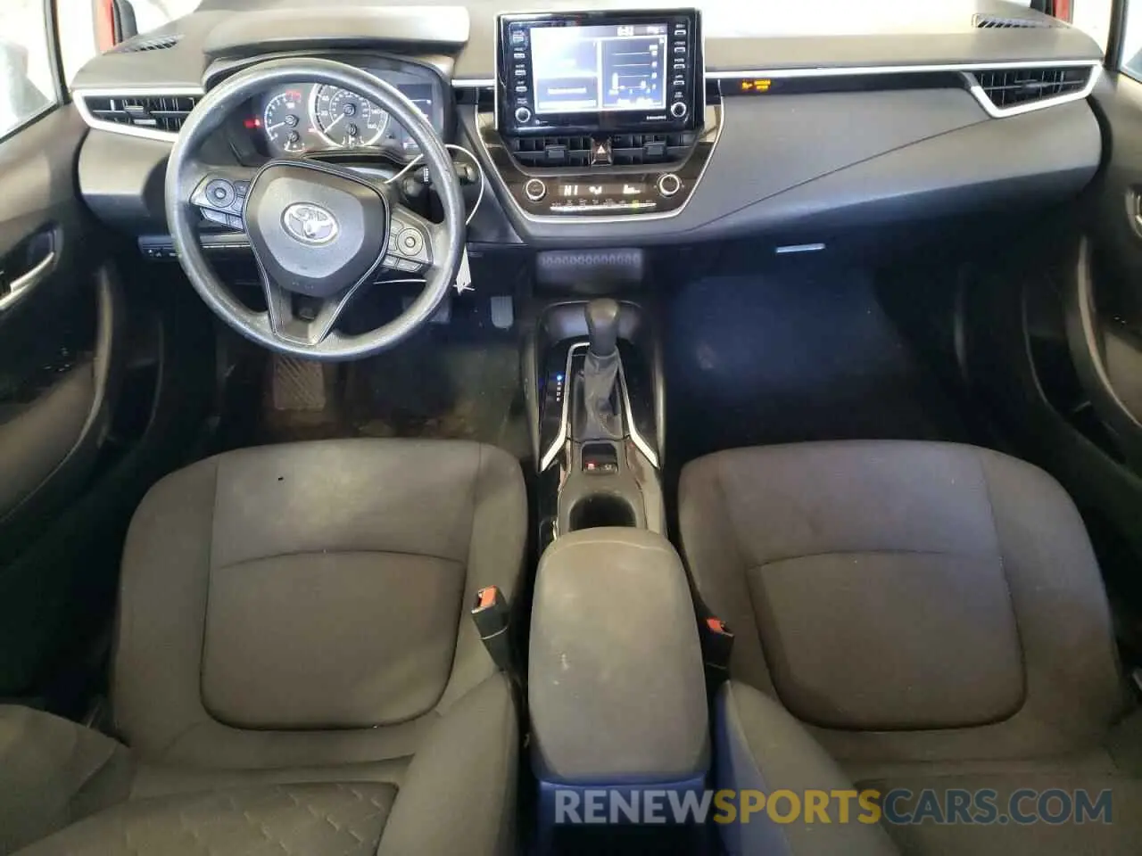8 fotografías del automóvil dañado 5YFEPMAE5MP211452 TOYOTA COROLLA 2021
