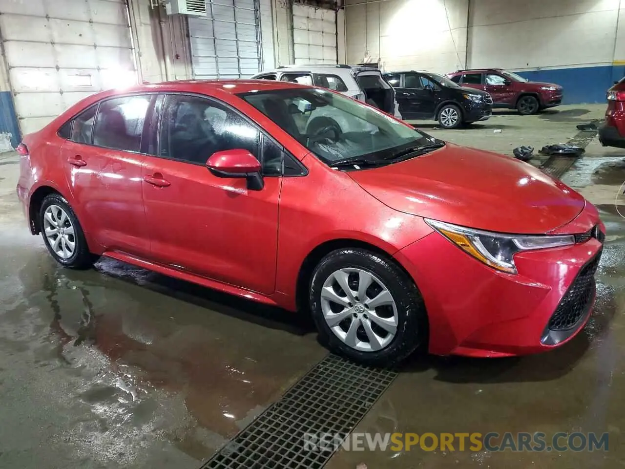 4 fotografías del automóvil dañado 5YFEPMAE5MP212519 TOYOTA COROLLA 2021