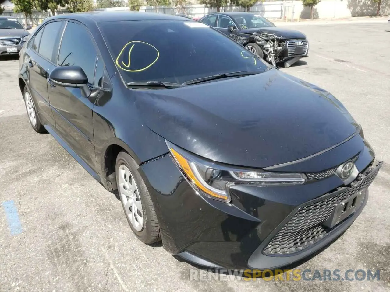 1 fotografías del automóvil dañado 5YFEPMAE5MP213296 TOYOTA COROLLA 2021