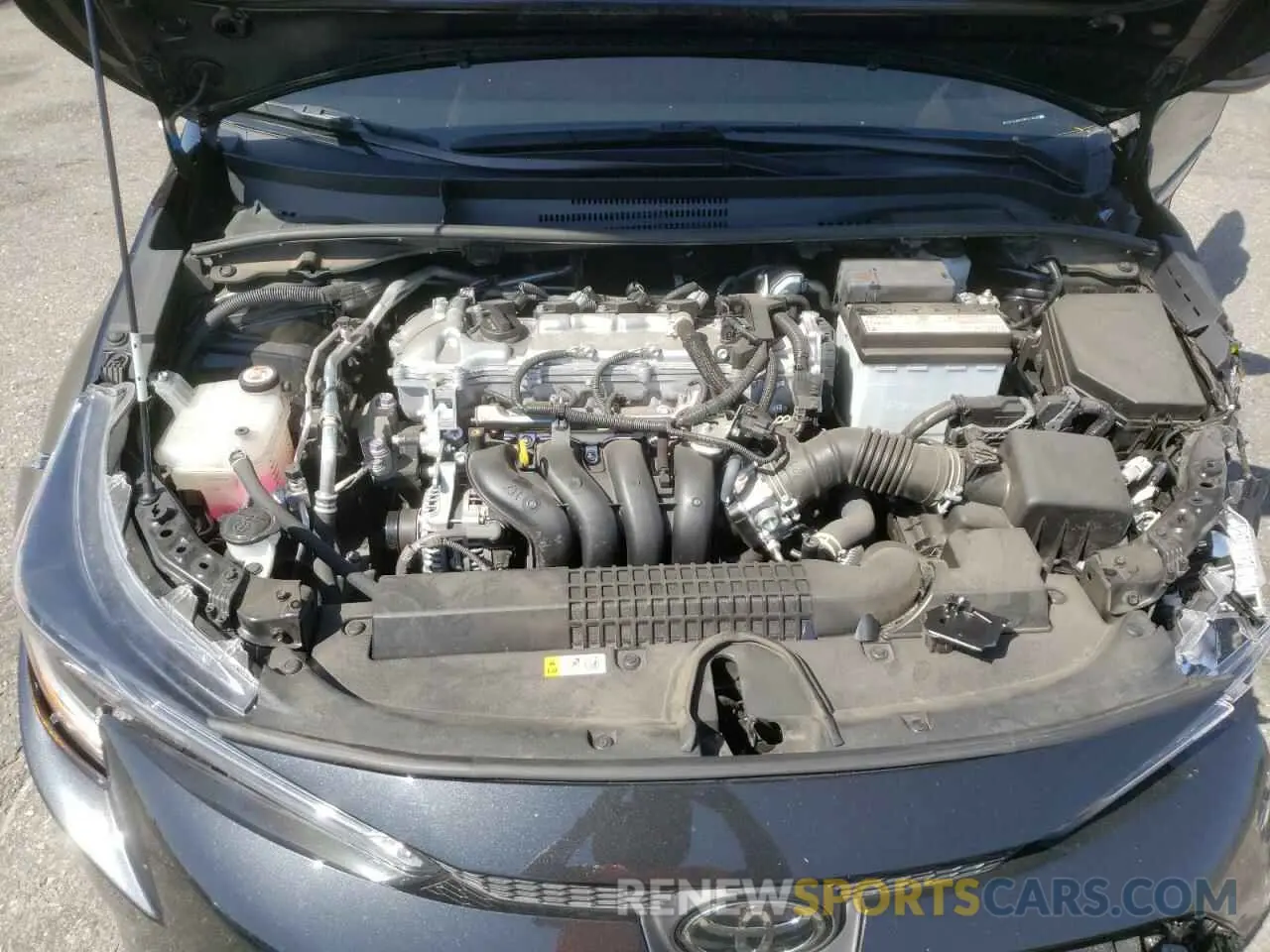 7 fotografías del automóvil dañado 5YFEPMAE5MP213296 TOYOTA COROLLA 2021