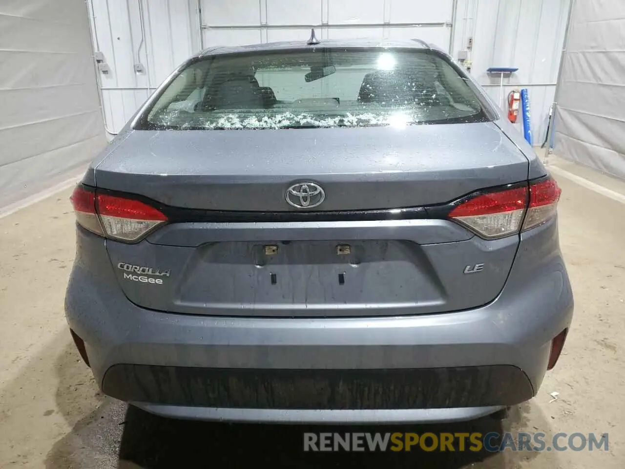 6 fotografías del automóvil dañado 5YFEPMAE5MP228350 TOYOTA COROLLA 2021