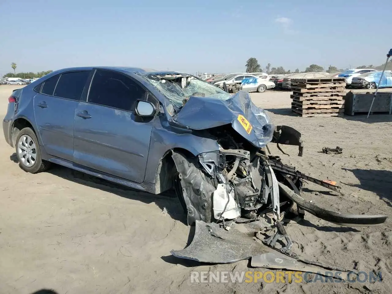 4 fotografías del automóvil dañado 5YFEPMAE5MP228610 TOYOTA COROLLA 2021