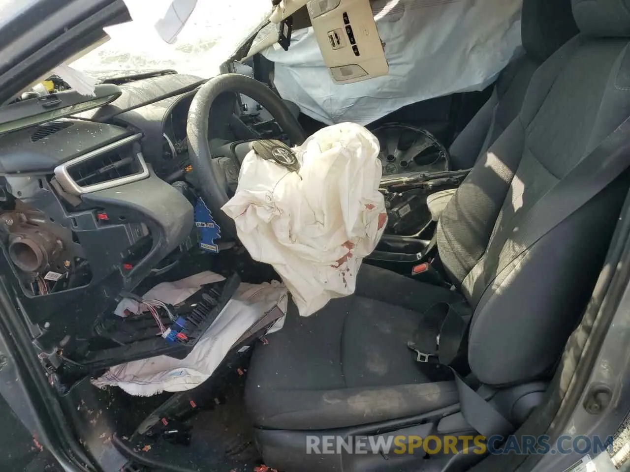 7 fotografías del automóvil dañado 5YFEPMAE5MP228610 TOYOTA COROLLA 2021