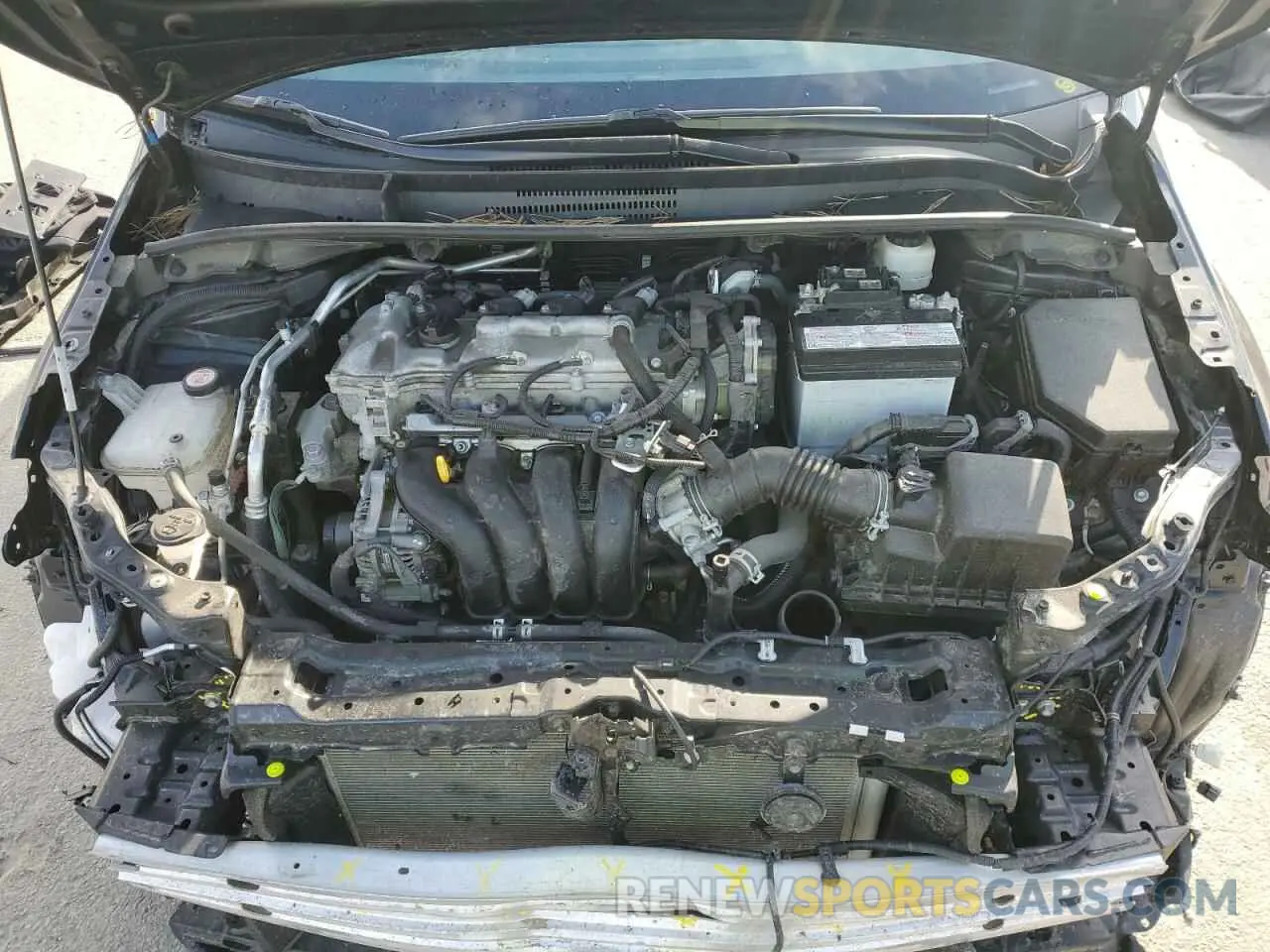 11 fotografías del automóvil dañado 5YFEPMAE5MP228705 TOYOTA COROLLA 2021