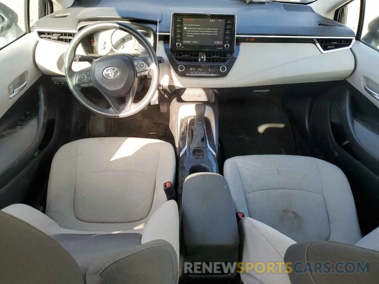 8 fotografías del automóvil dañado 5YFEPMAE5MP228705 TOYOTA COROLLA 2021