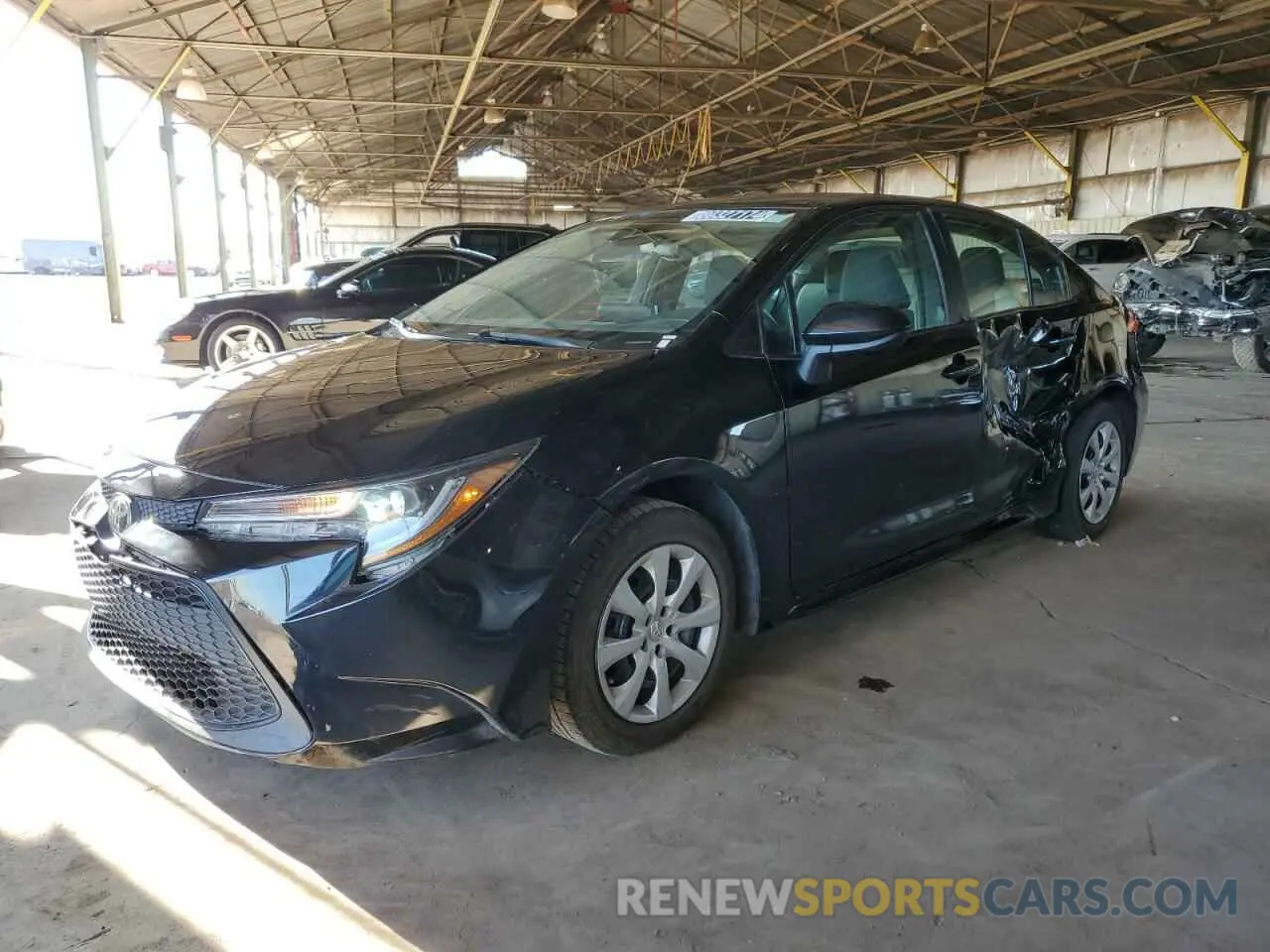 1 fotografías del automóvil dañado 5YFEPMAE5MP231040 TOYOTA COROLLA 2021