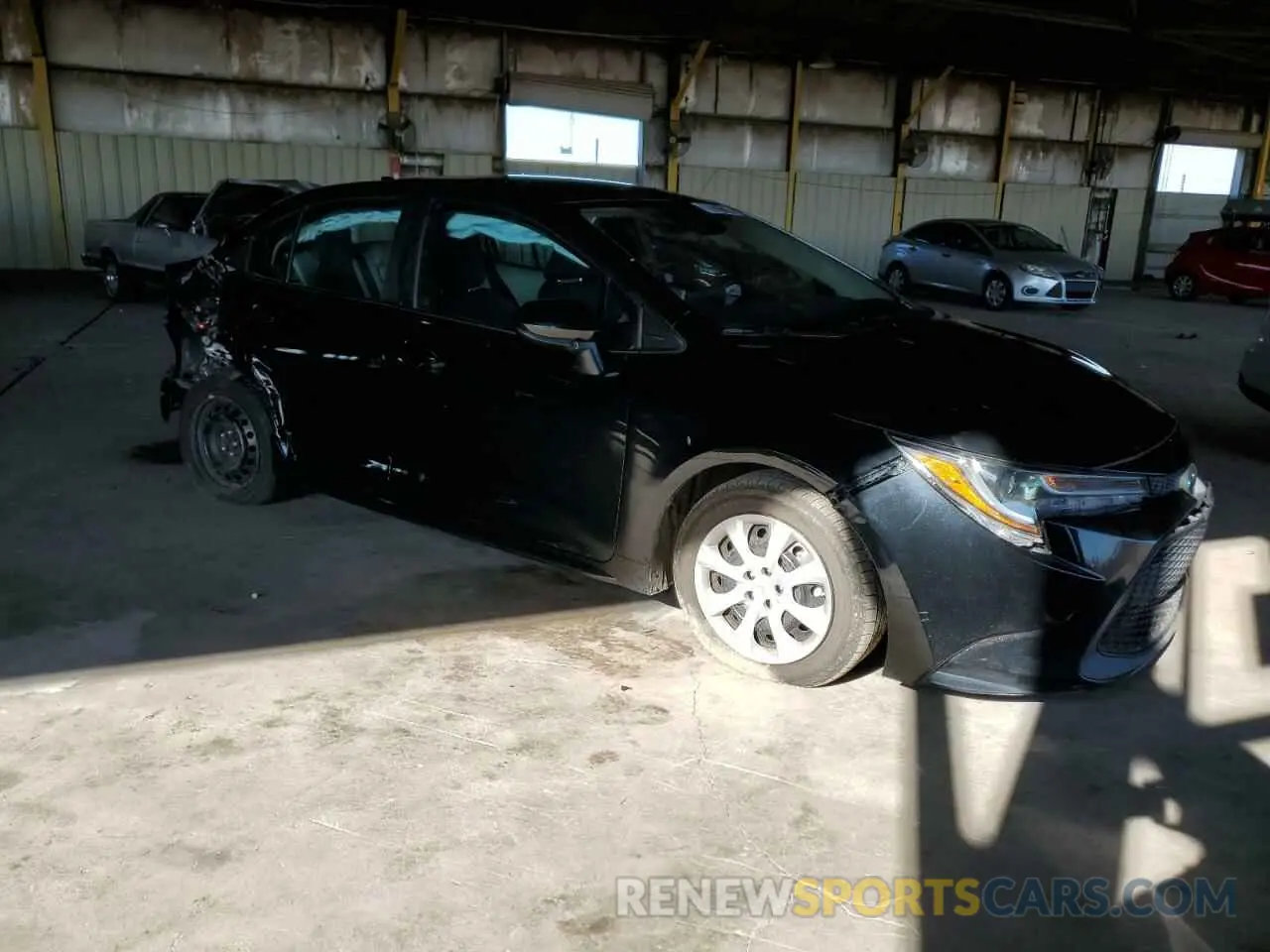4 fotografías del automóvil dañado 5YFEPMAE5MP231040 TOYOTA COROLLA 2021