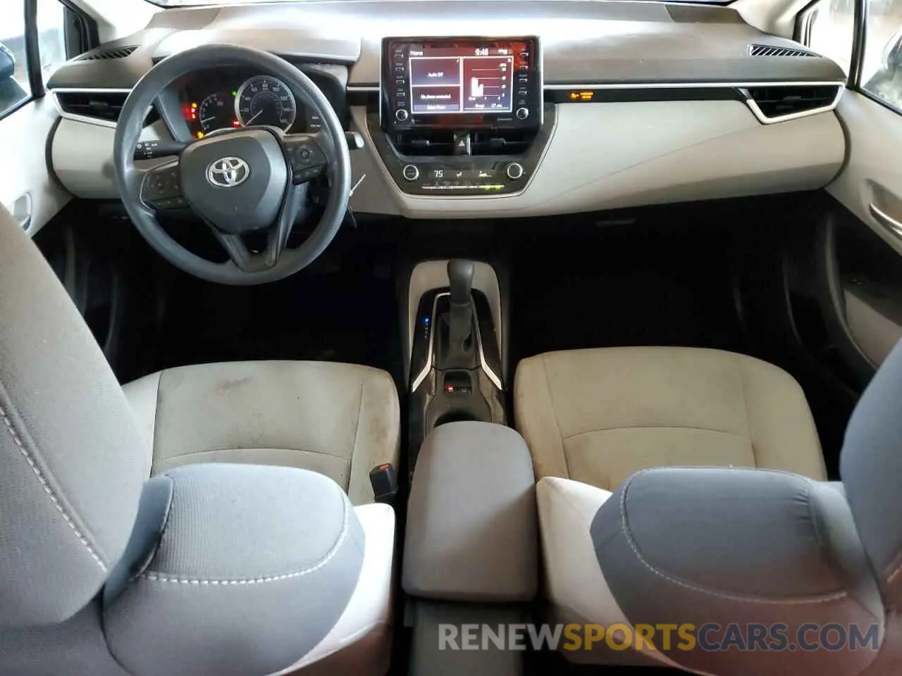 8 fotografías del automóvil dañado 5YFEPMAE5MP231040 TOYOTA COROLLA 2021