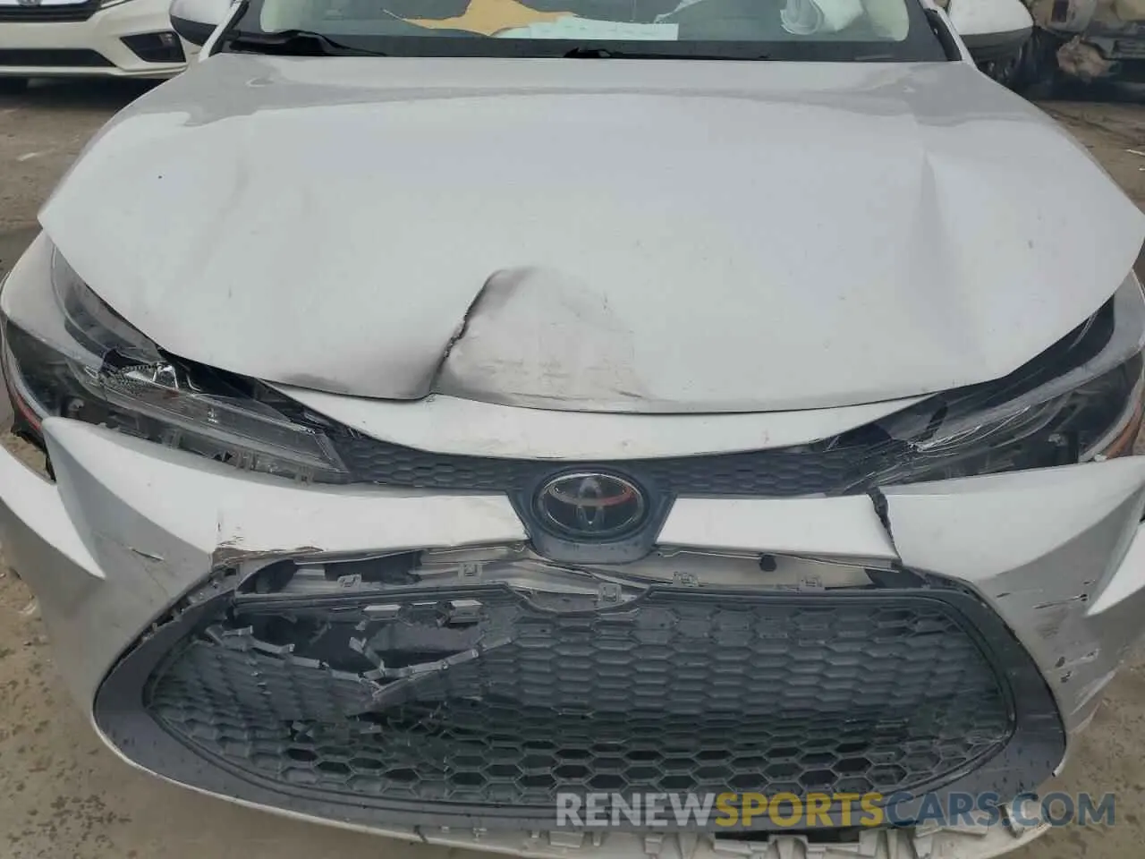 11 fotografías del automóvil dañado 5YFEPMAE5MP247271 TOYOTA COROLLA 2021