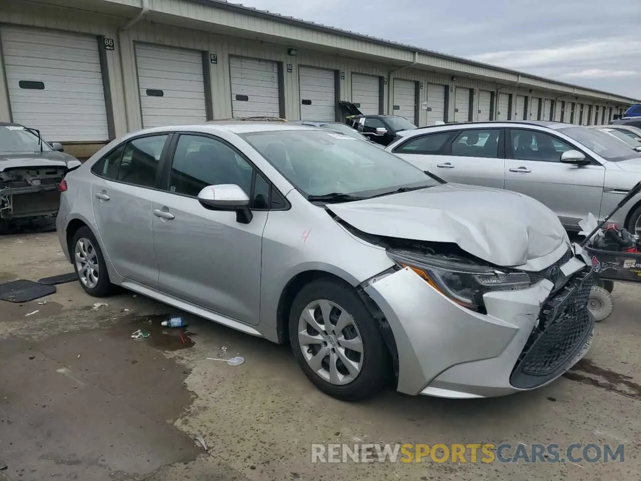 4 fotografías del automóvil dañado 5YFEPMAE5MP247271 TOYOTA COROLLA 2021