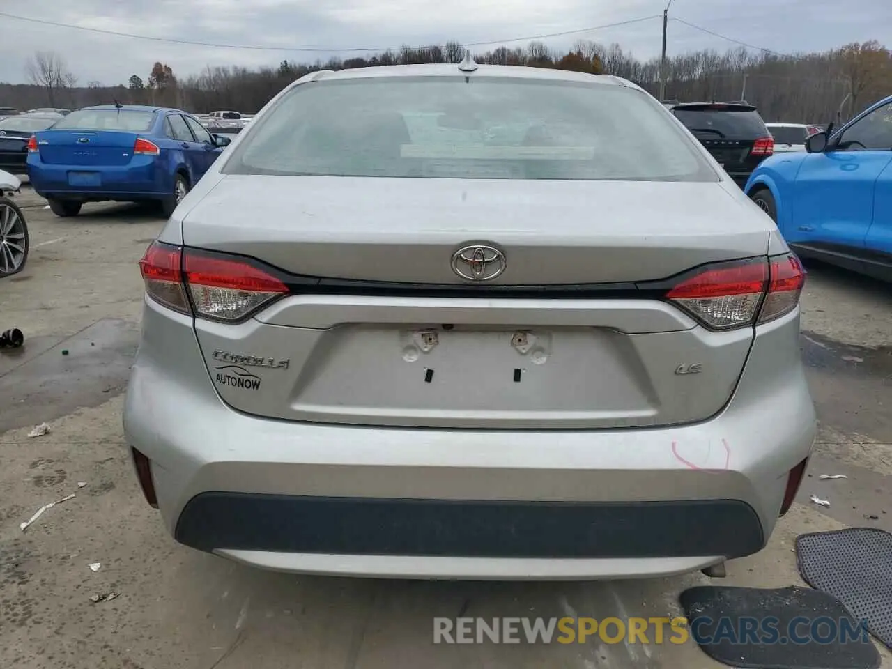6 fotografías del automóvil dañado 5YFEPMAE5MP247271 TOYOTA COROLLA 2021