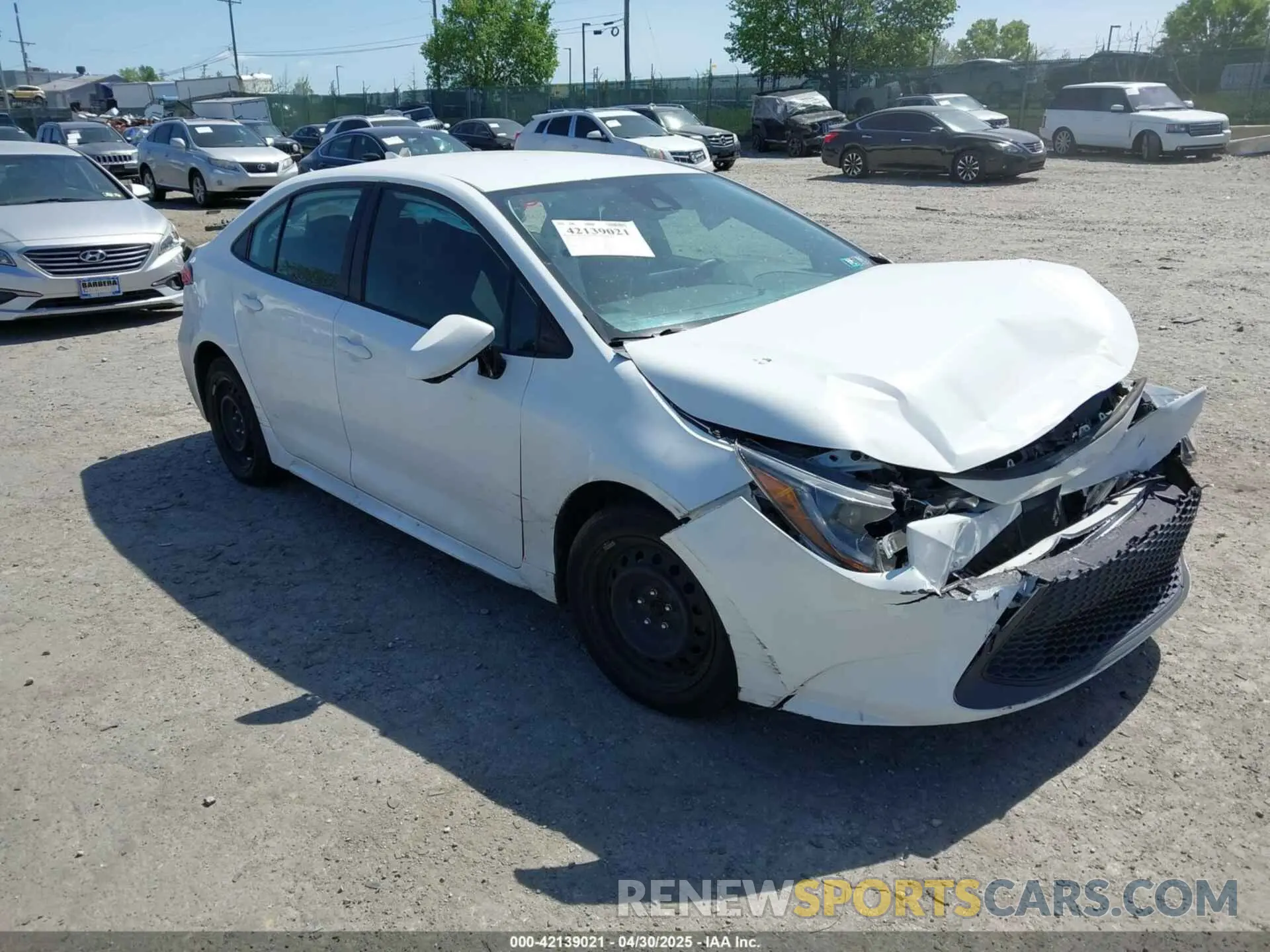 1 fotografías del automóvil dañado 5YFEPMAE5MP247335 TOYOTA COROLLA 2021
