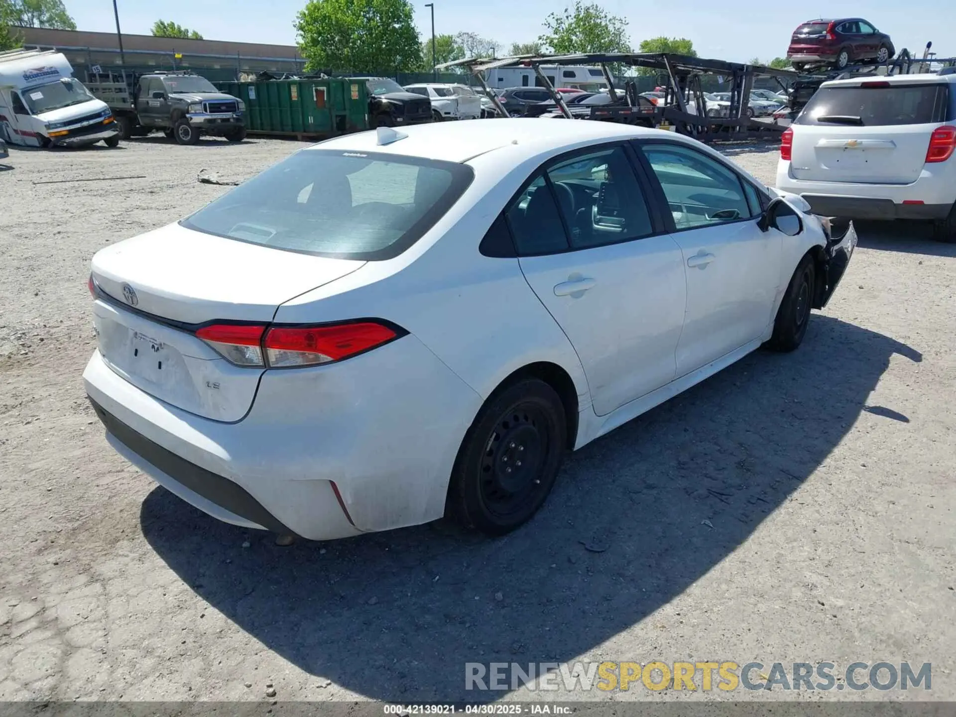 4 fotografías del automóvil dañado 5YFEPMAE5MP247335 TOYOTA COROLLA 2021