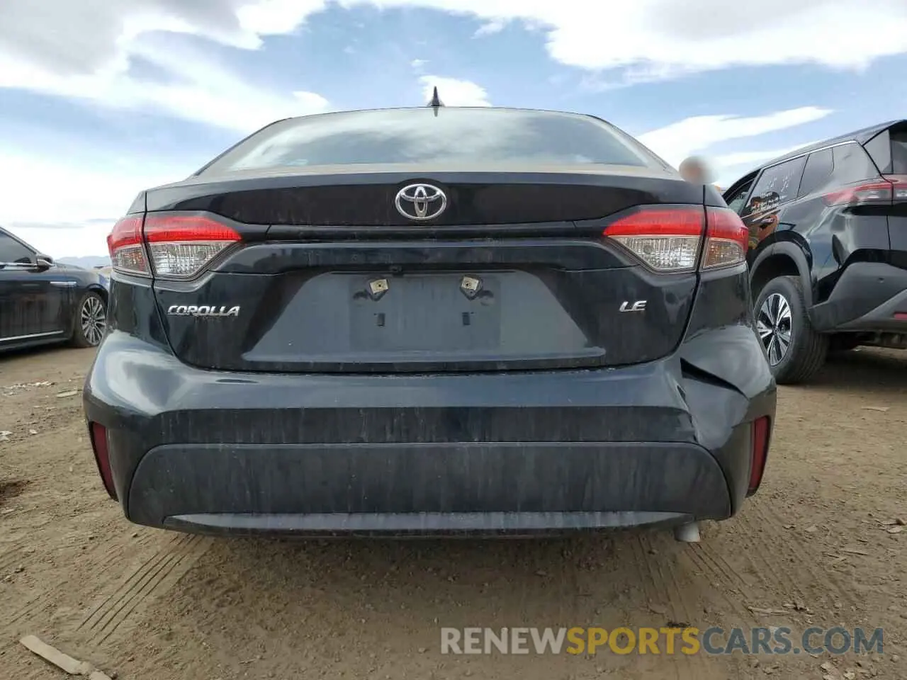 6 fotografías del automóvil dañado 5YFEPMAE5MP252115 TOYOTA COROLLA 2021