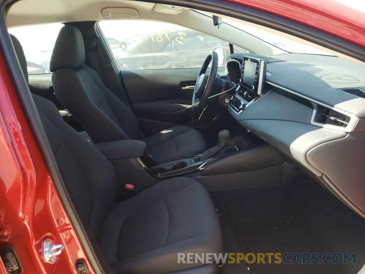 5 fotografías del automóvil dañado 5YFEPMAE5MP256200 TOYOTA COROLLA 2021