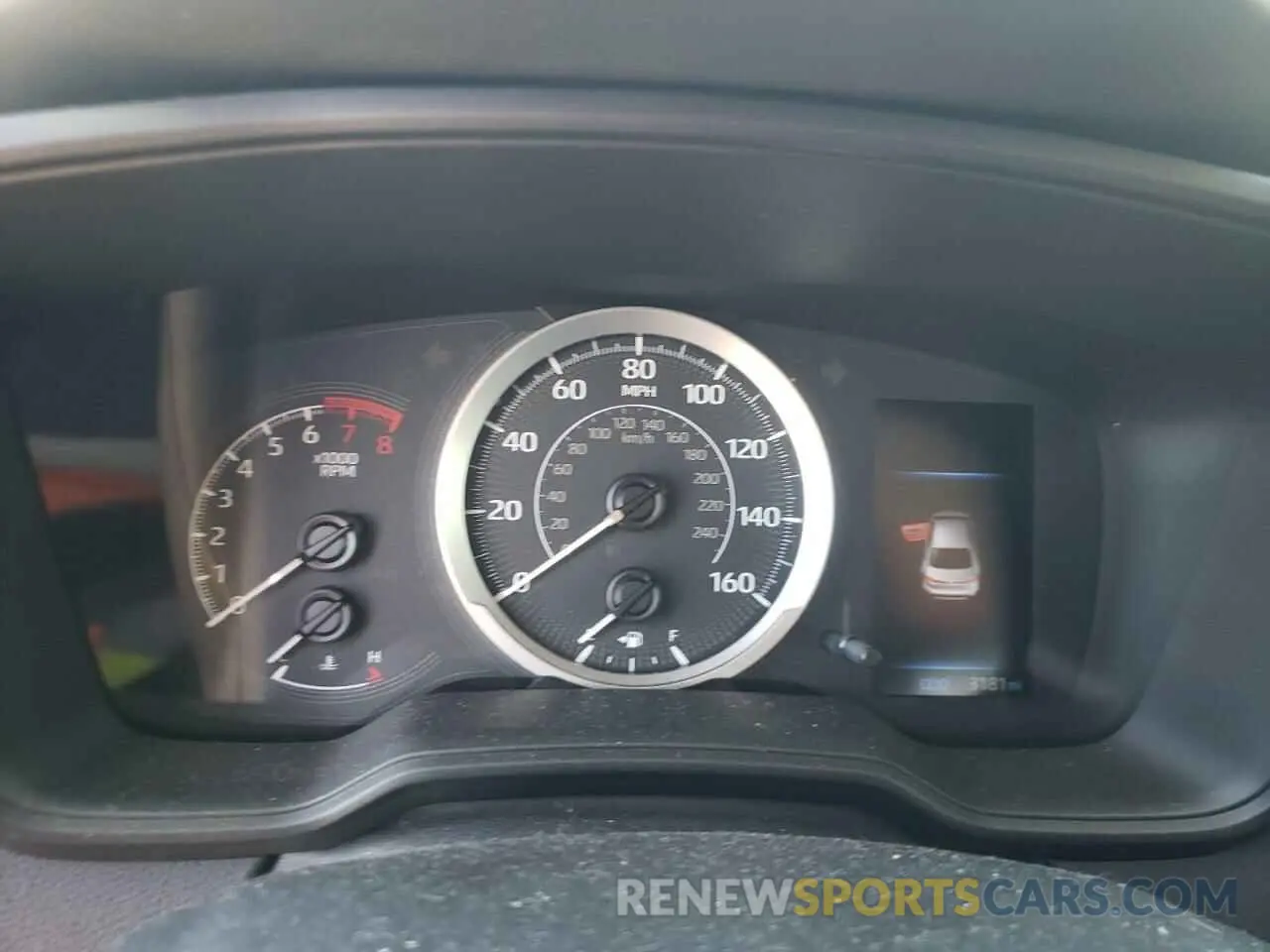 8 fotografías del automóvil dañado 5YFEPMAE5MP256200 TOYOTA COROLLA 2021