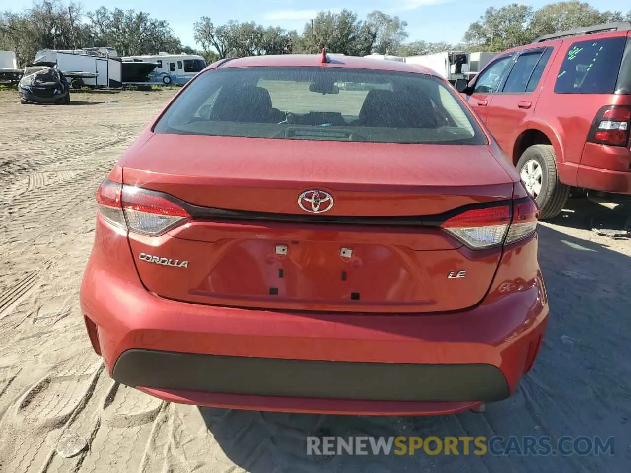 6 fotografías del automóvil dañado 5YFEPMAE5MP257153 TOYOTA COROLLA 2021