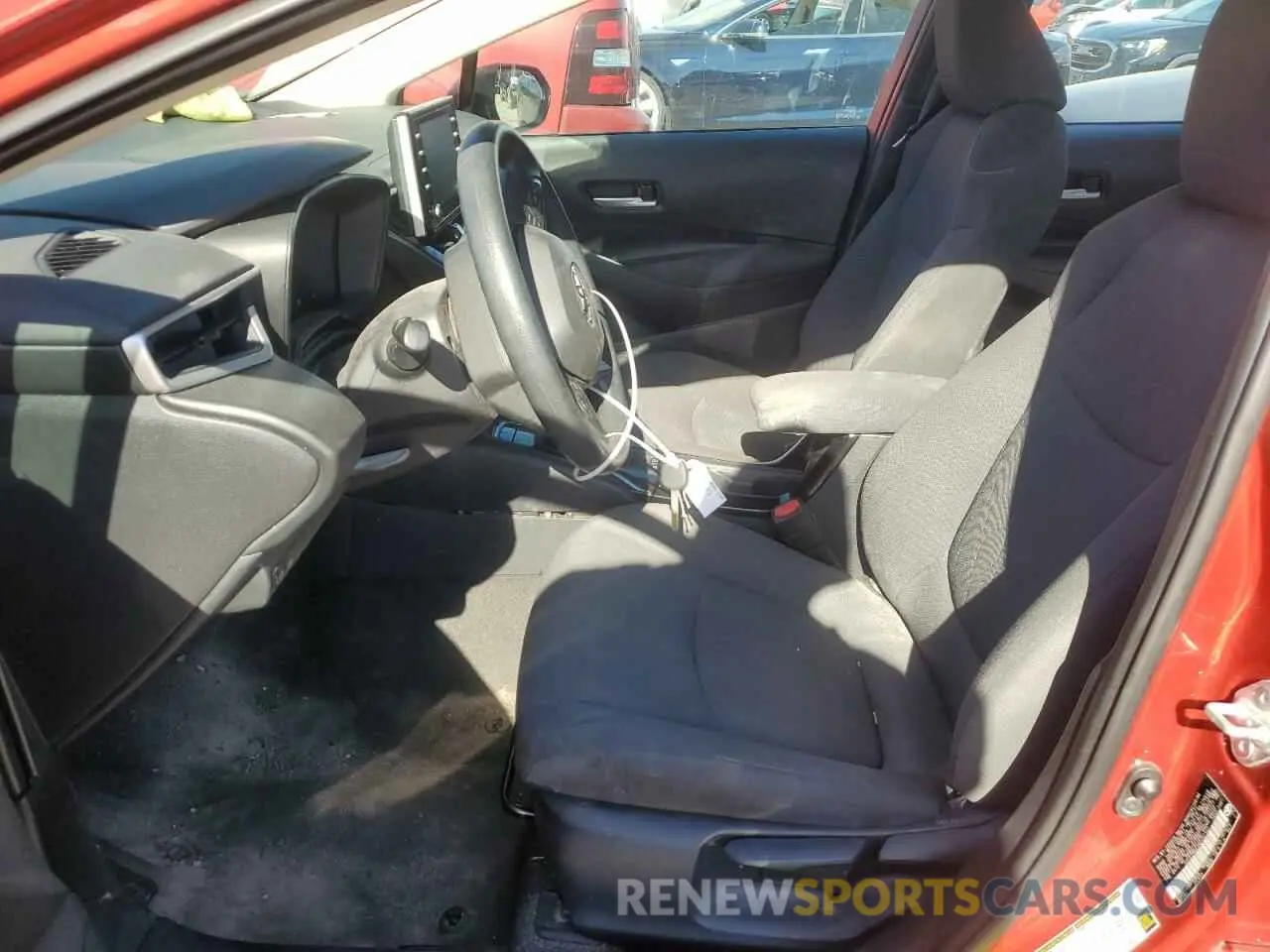 7 fotografías del automóvil dañado 5YFEPMAE5MP257153 TOYOTA COROLLA 2021