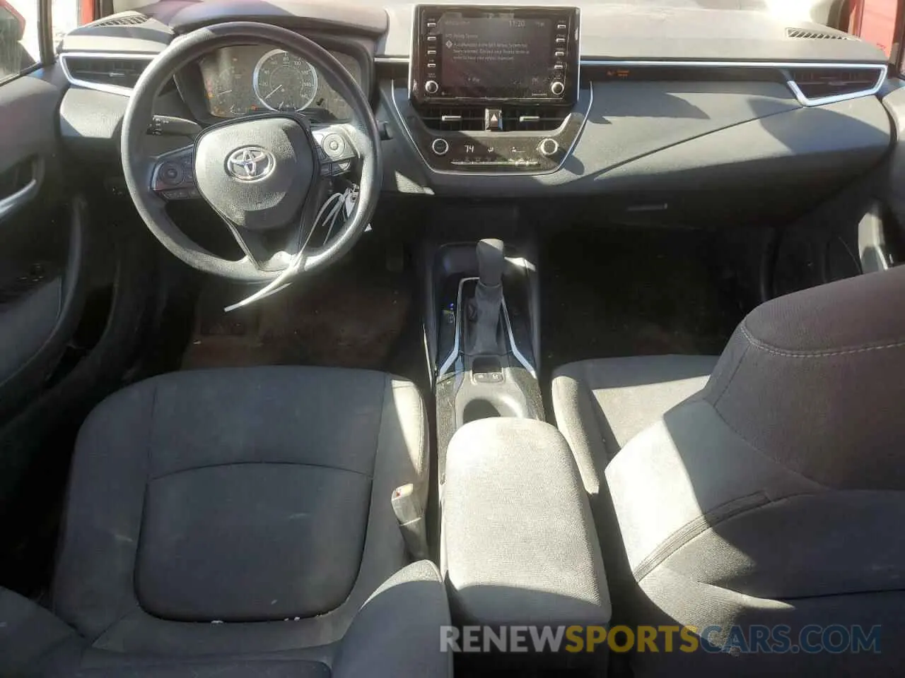 8 fotografías del automóvil dañado 5YFEPMAE5MP257153 TOYOTA COROLLA 2021