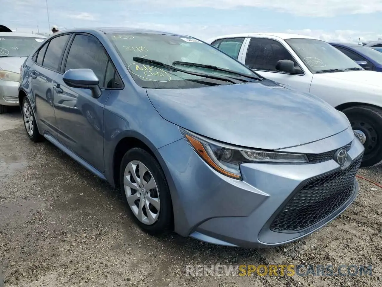 4 fotografías del automóvil dañado 5YFEPMAE5MP264572 TOYOTA COROLLA 2021