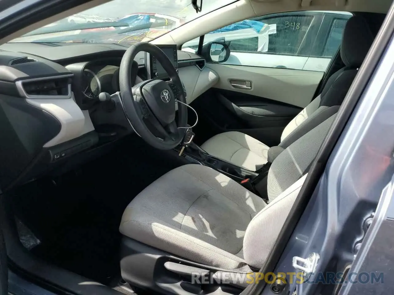 7 fotografías del automóvil dañado 5YFEPMAE5MP264572 TOYOTA COROLLA 2021
