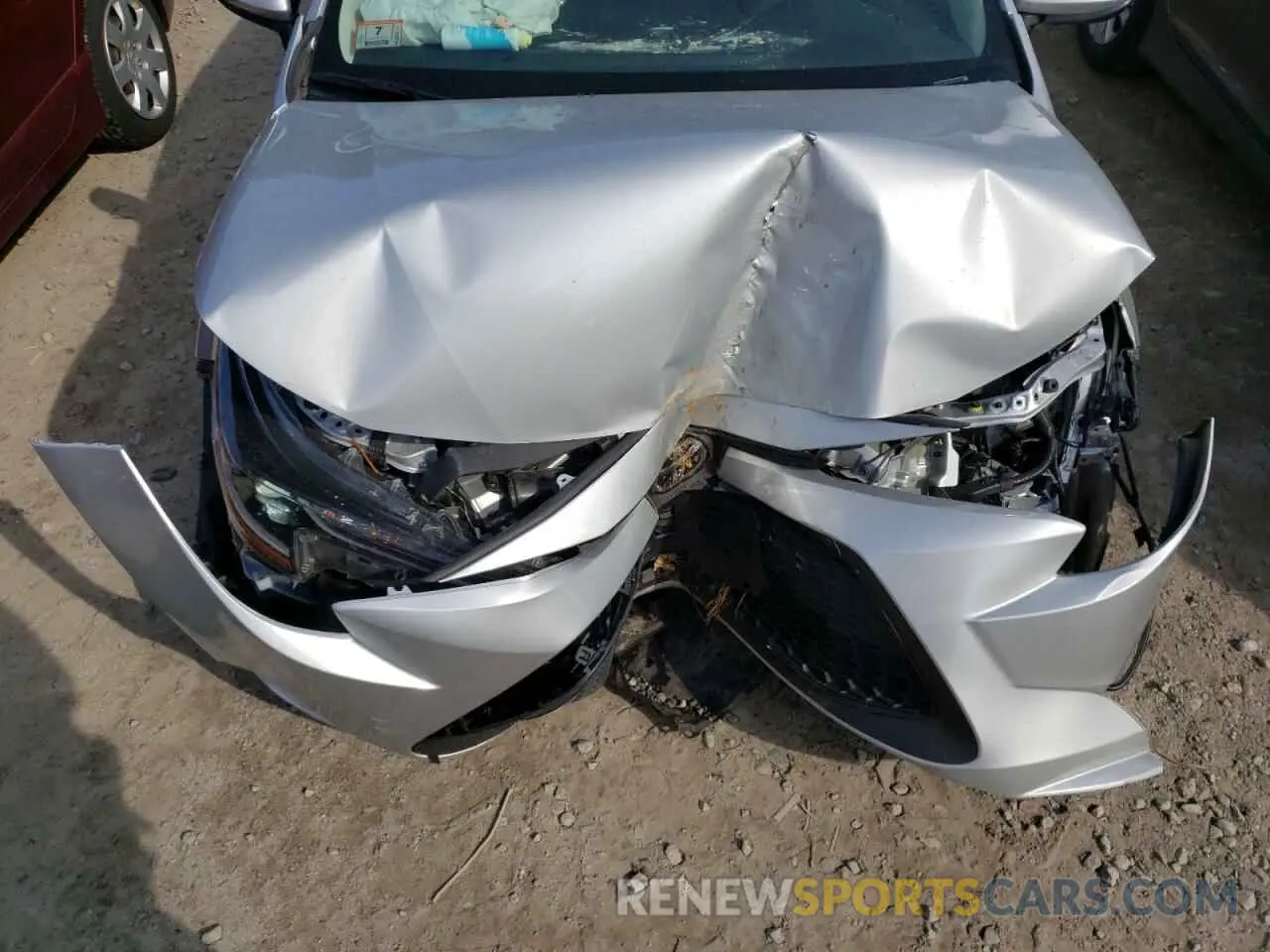 7 fotografías del automóvil dañado 5YFEPMAE5MP267908 TOYOTA COROLLA 2021
