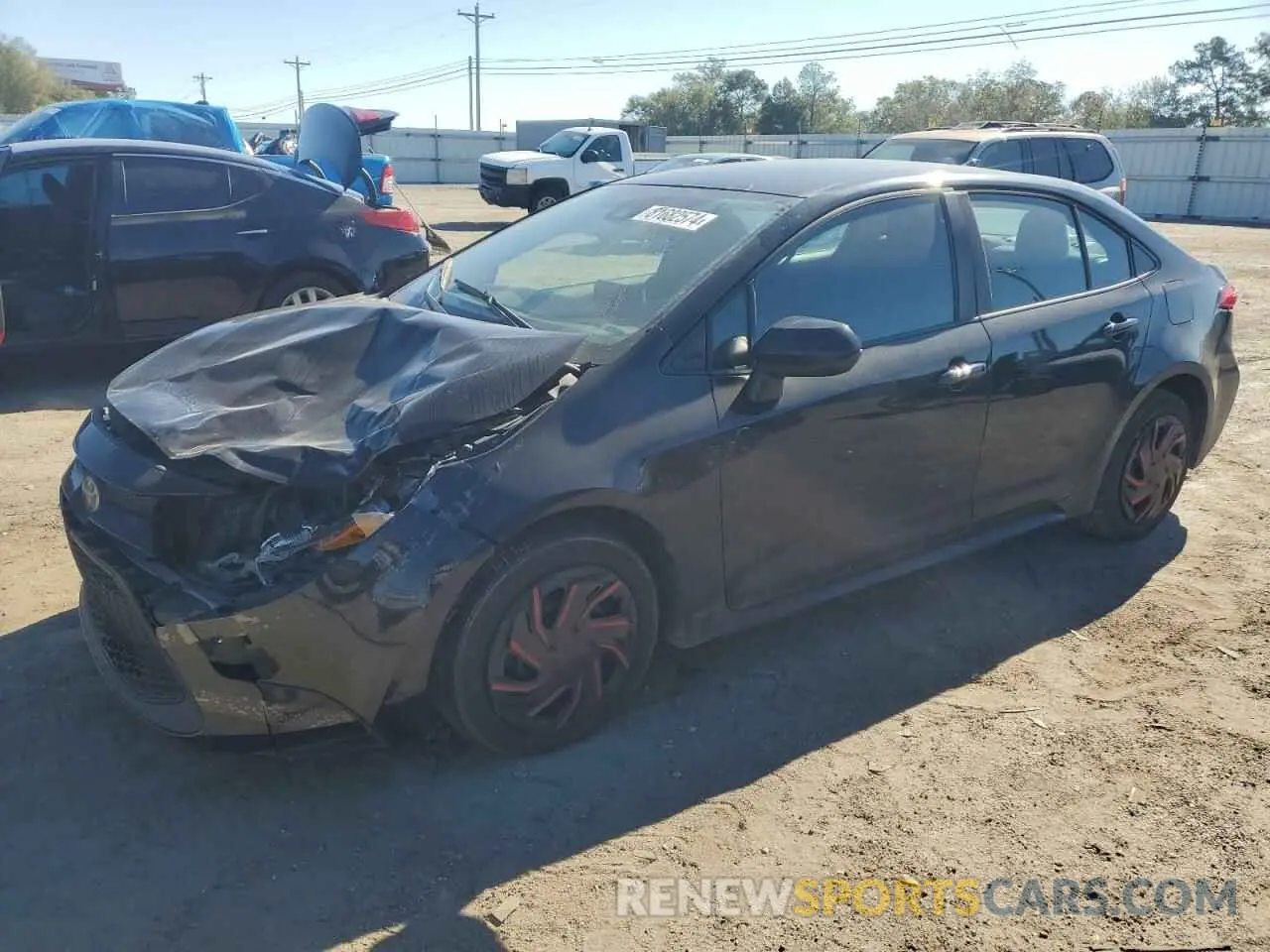 1 fotografías del automóvil dañado 5YFEPMAE6MP149074 TOYOTA COROLLA 2021