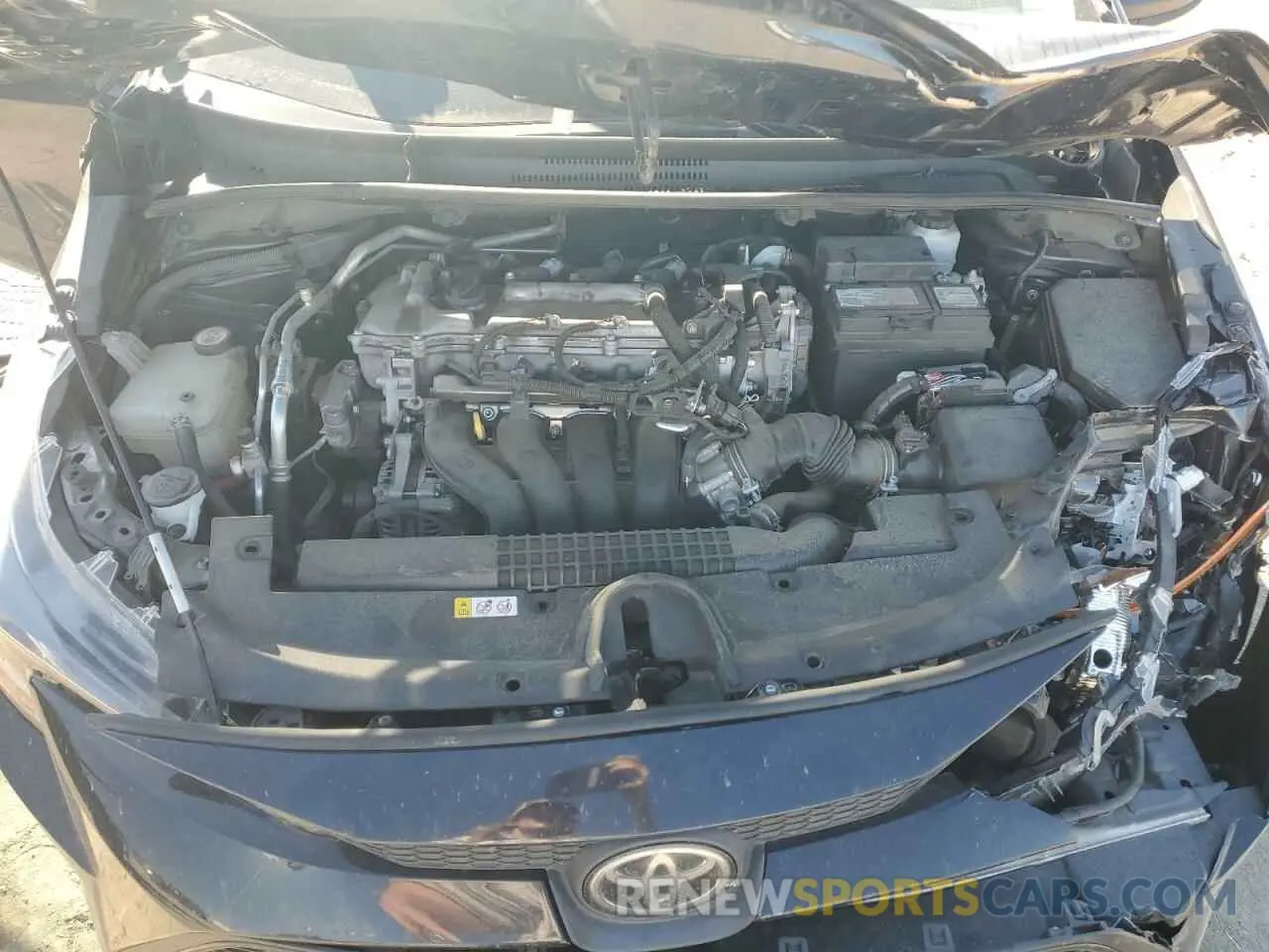 11 fotografías del automóvil dañado 5YFEPMAE6MP149074 TOYOTA COROLLA 2021