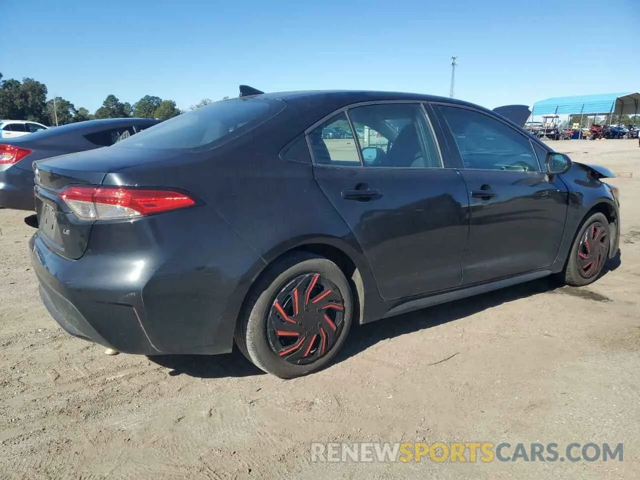 3 fotografías del automóvil dañado 5YFEPMAE6MP149074 TOYOTA COROLLA 2021