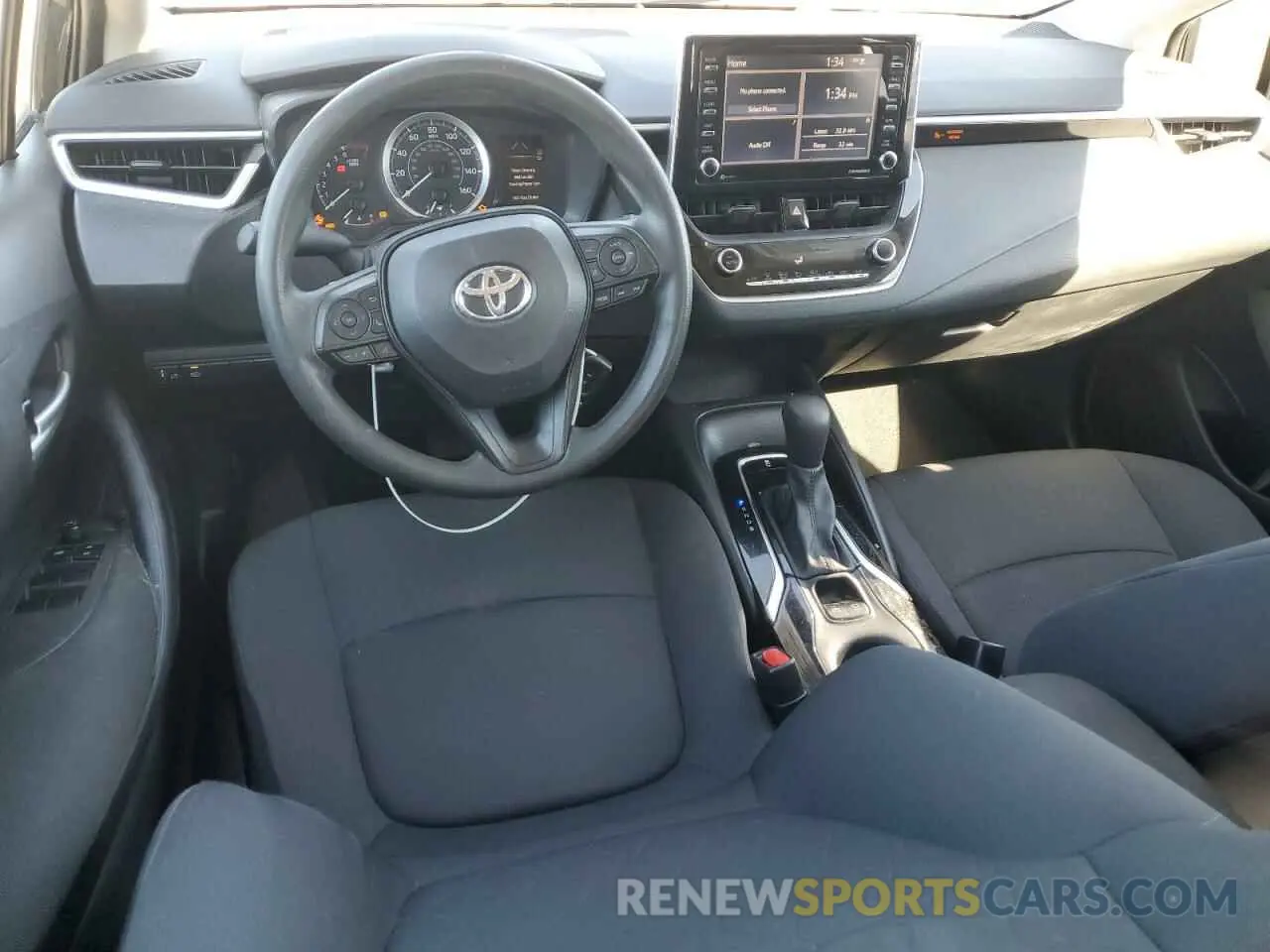 8 fotografías del automóvil dañado 5YFEPMAE6MP149074 TOYOTA COROLLA 2021