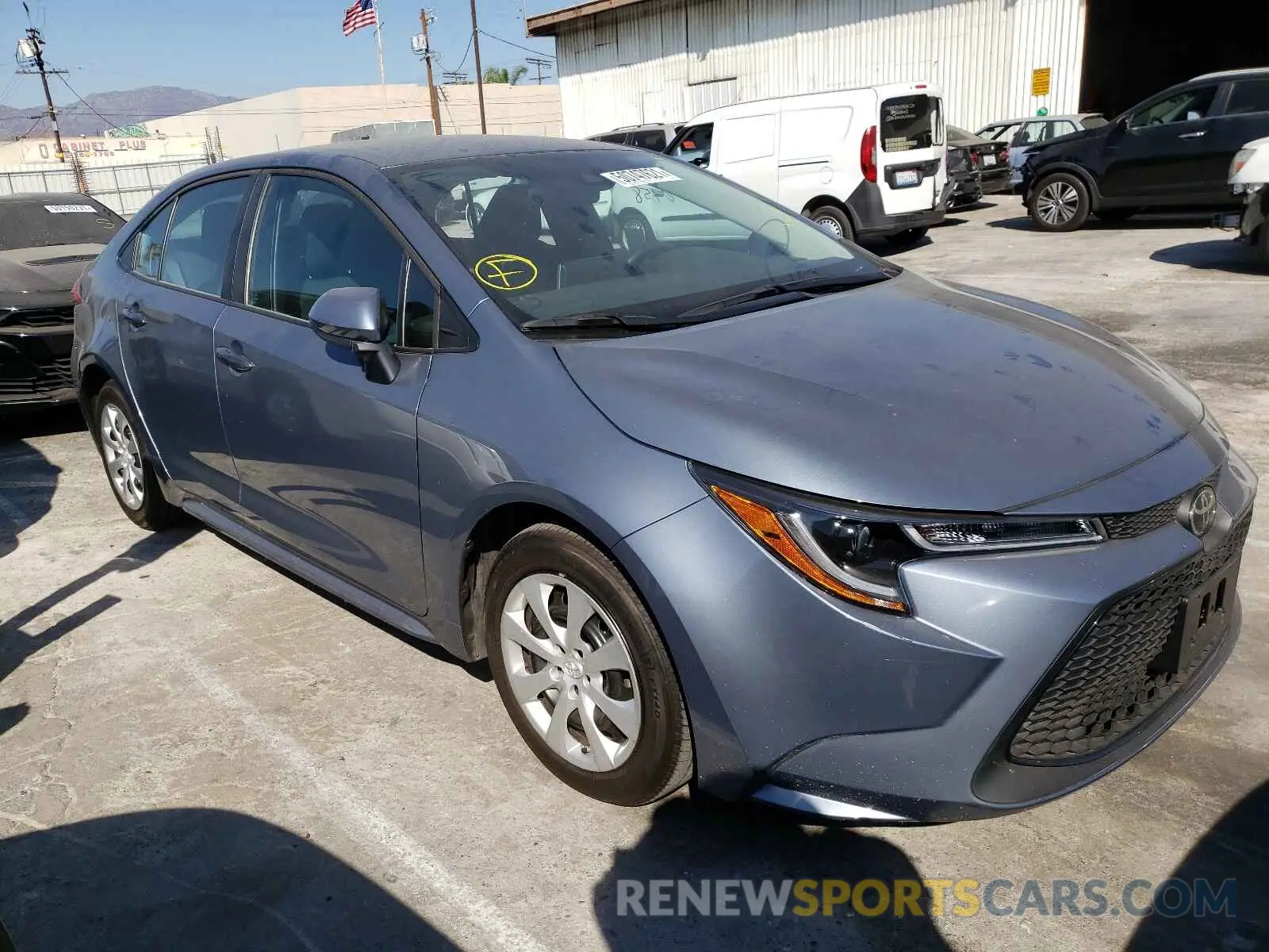 1 fotografías del automóvil dañado 5YFEPMAE6MP149253 TOYOTA COROLLA 2021
