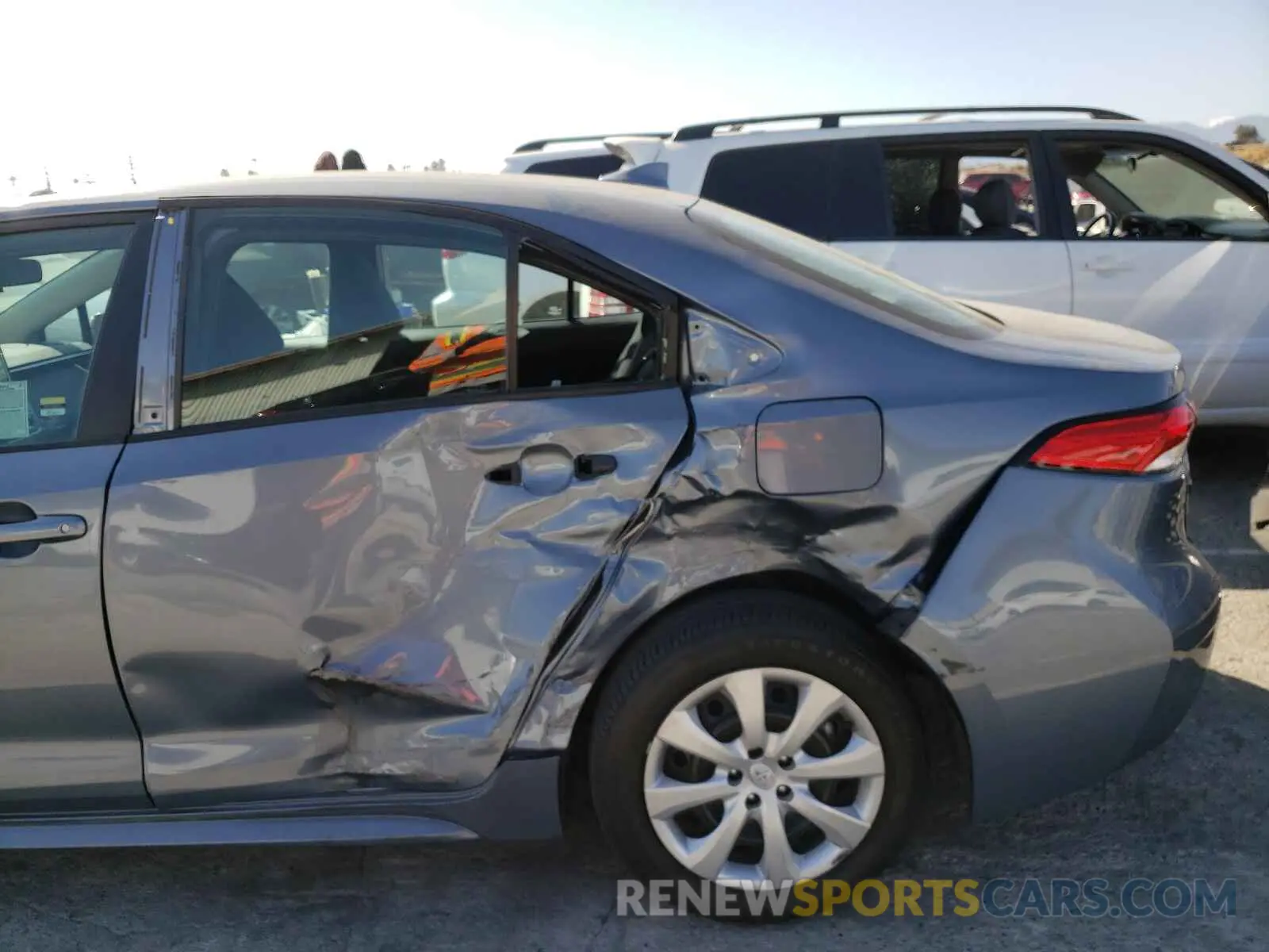 9 fotografías del automóvil dañado 5YFEPMAE6MP149253 TOYOTA COROLLA 2021