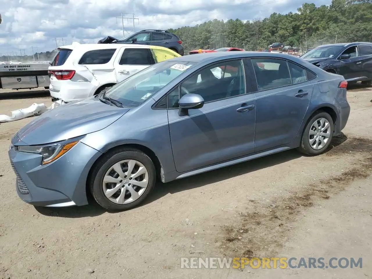 1 fotografías del automóvil dañado 5YFEPMAE6MP151441 TOYOTA COROLLA 2021