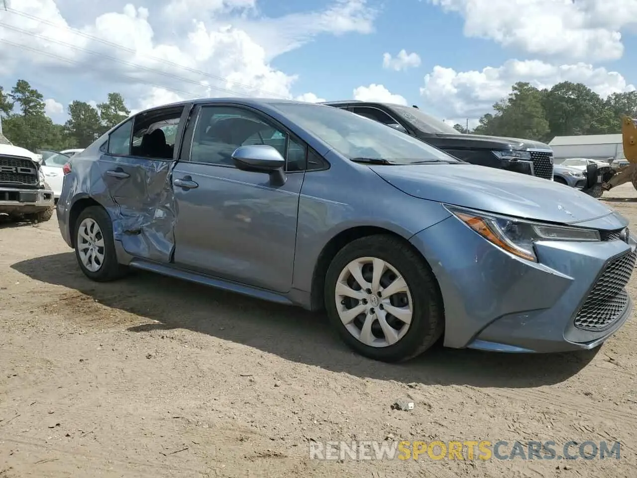 4 fotografías del automóvil dañado 5YFEPMAE6MP151441 TOYOTA COROLLA 2021