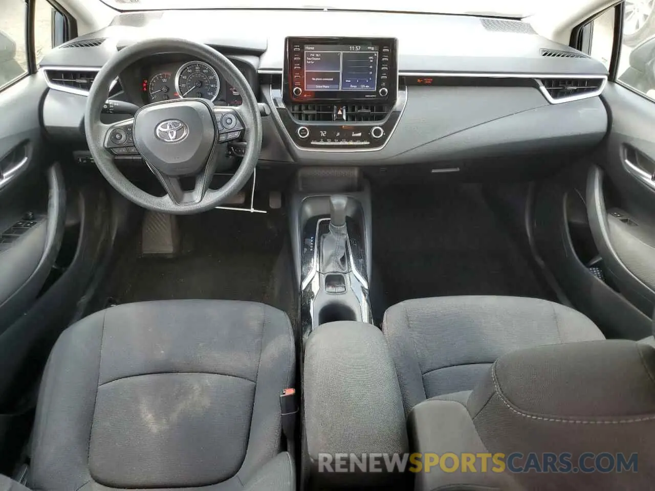 8 fotografías del automóvil dañado 5YFEPMAE6MP151441 TOYOTA COROLLA 2021