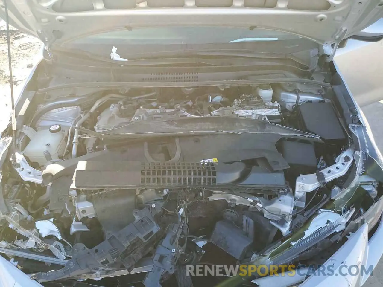 11 fotografías del automóvil dañado 5YFEPMAE6MP151598 TOYOTA COROLLA 2021