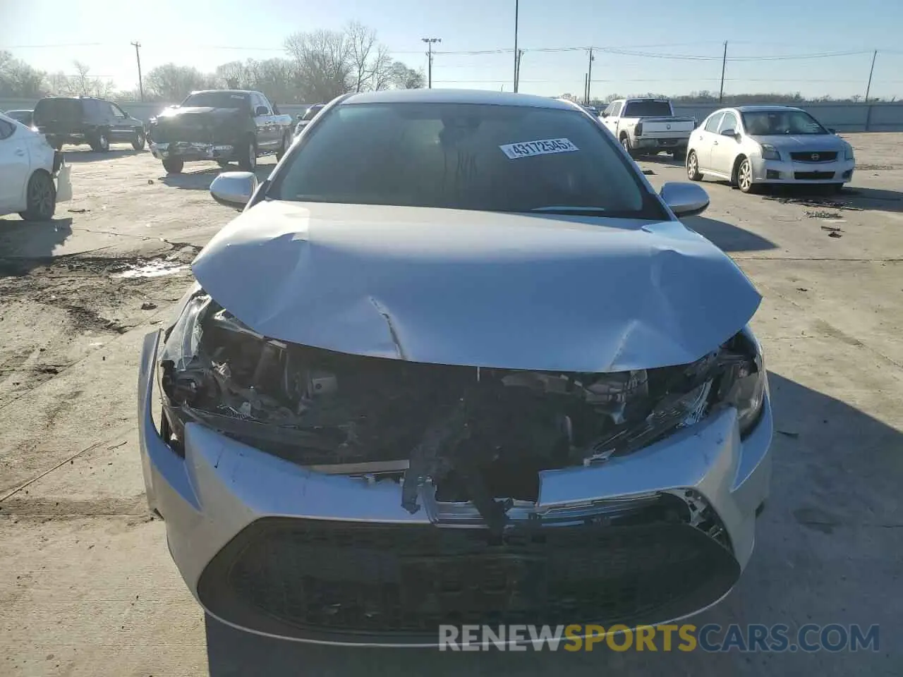 5 fotografías del automóvil dañado 5YFEPMAE6MP151598 TOYOTA COROLLA 2021