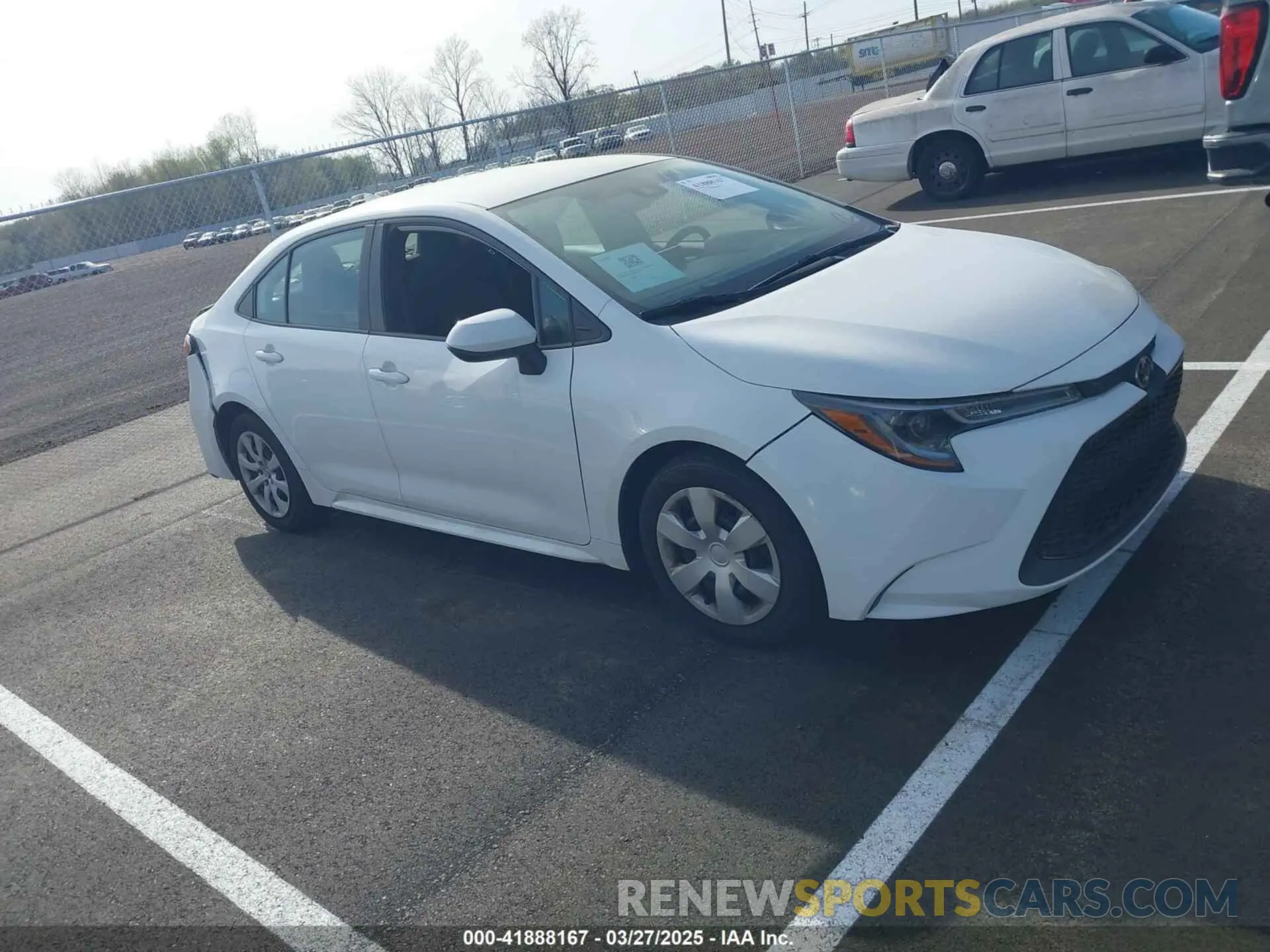 1 fotografías del automóvil dañado 5YFEPMAE6MP155683 TOYOTA COROLLA 2021