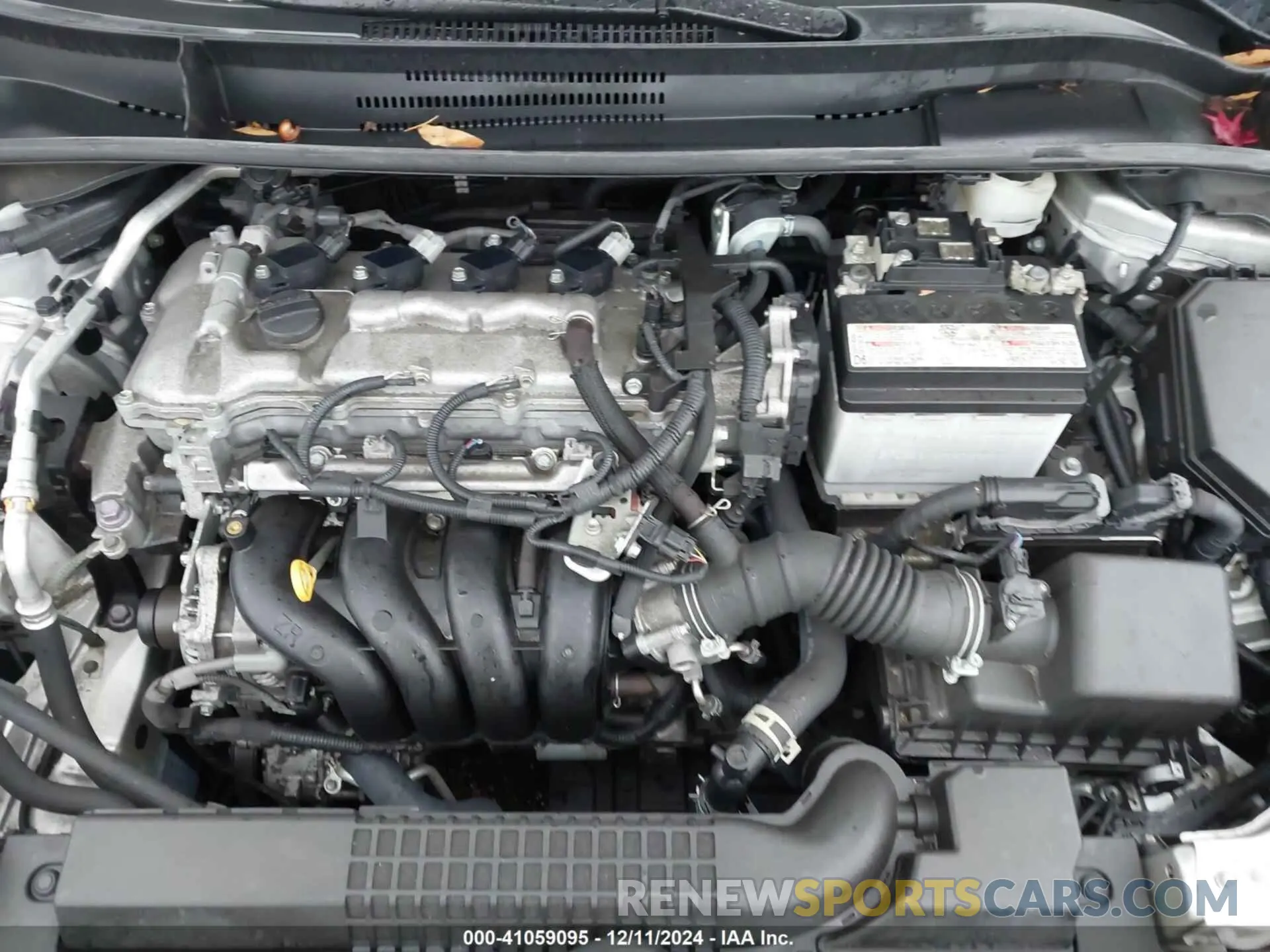 10 fotografías del automóvil dañado 5YFEPMAE6MP158101 TOYOTA COROLLA 2021
